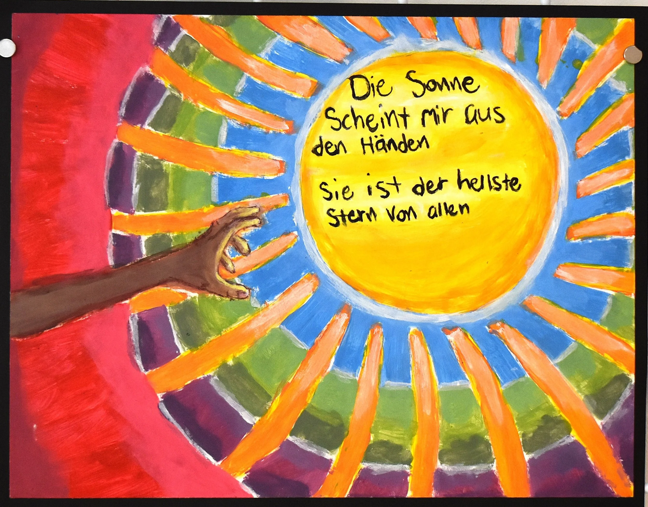Brisa Sanchez Martinez- Untitled, 8th Grade, Acrylic Paint 