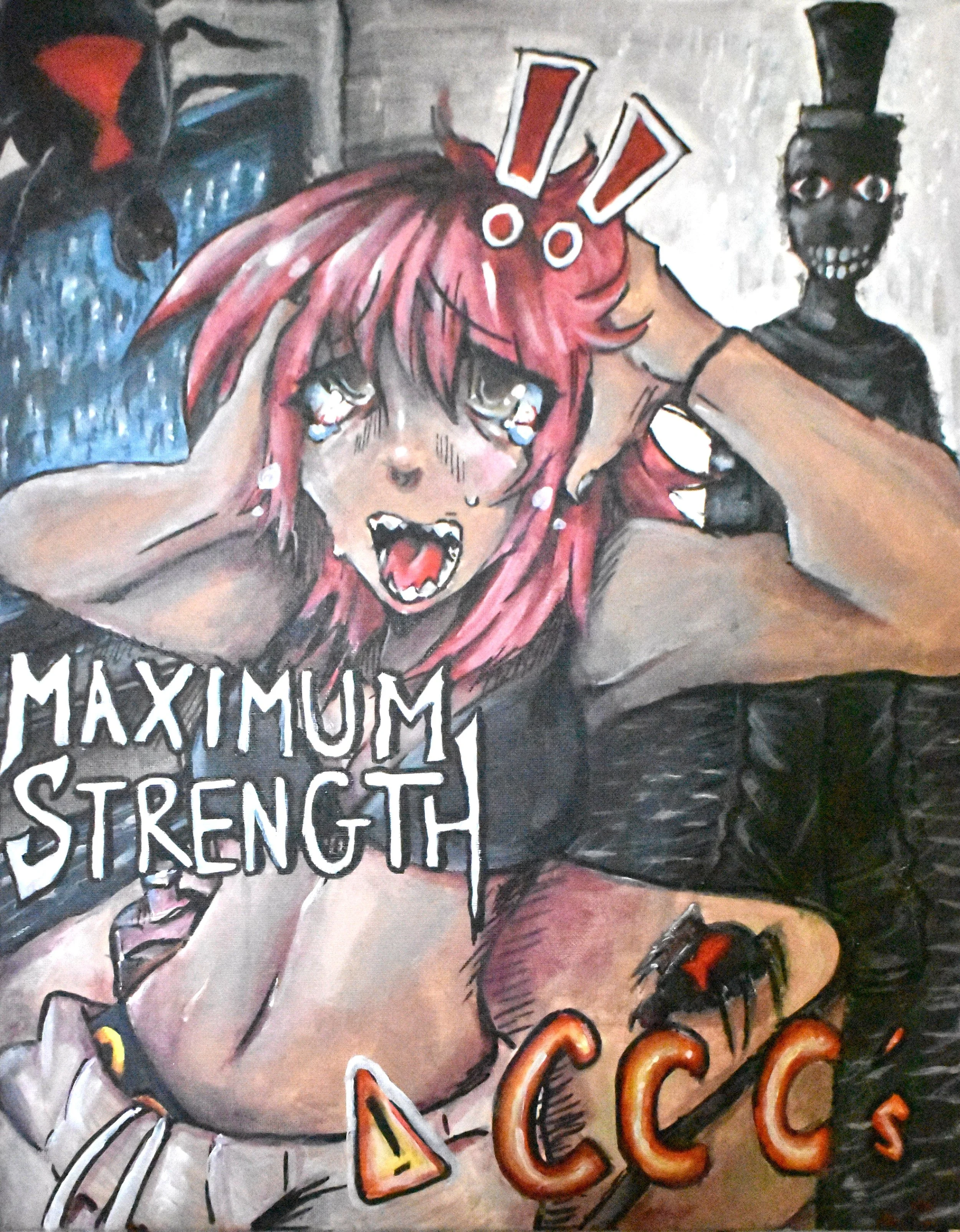 Laylah Paphanchith, 12th Grade, Untitled, Acrylic Paint