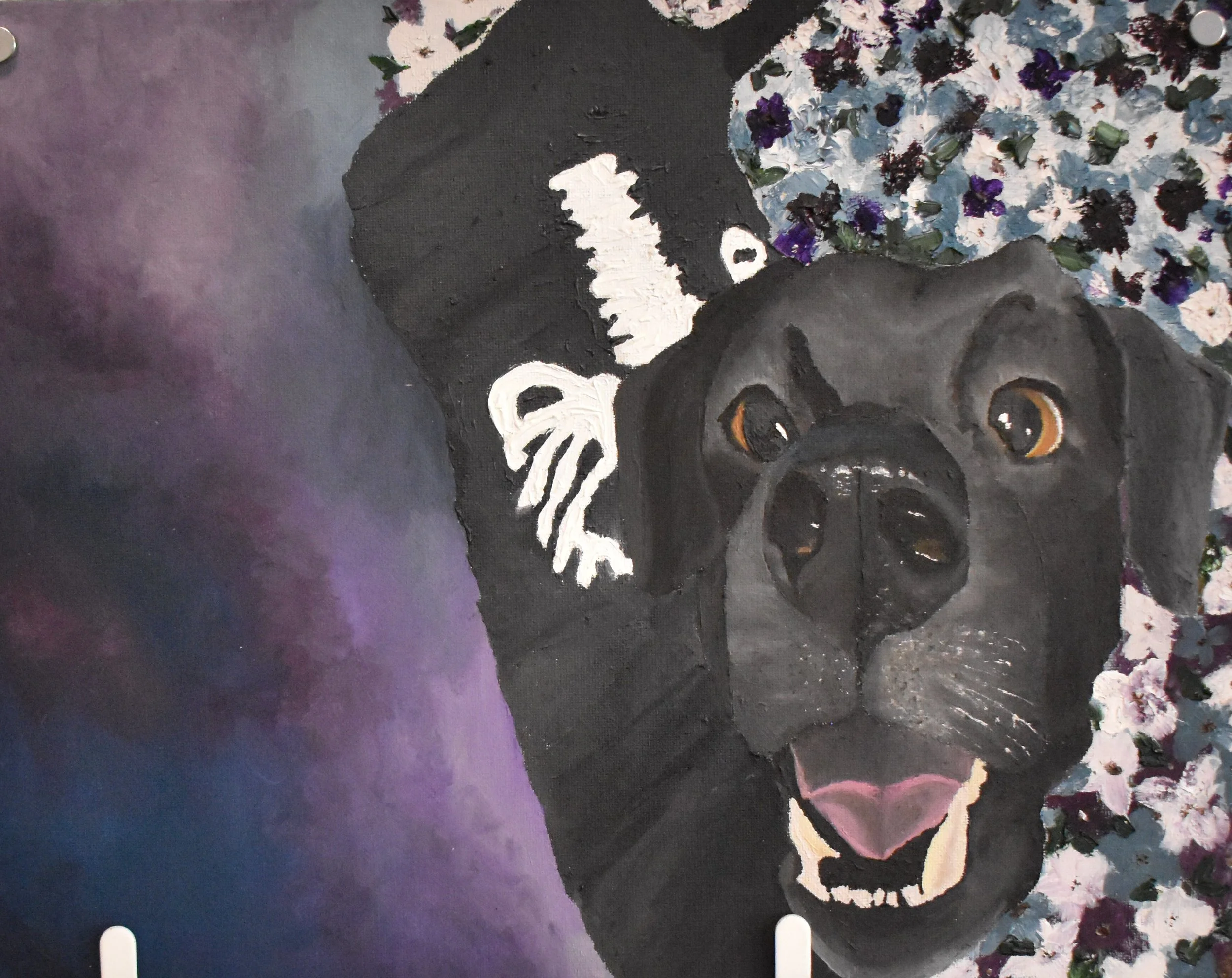 Hope Hamilton, 12th Grade, Pet Portrait, Oil Paint