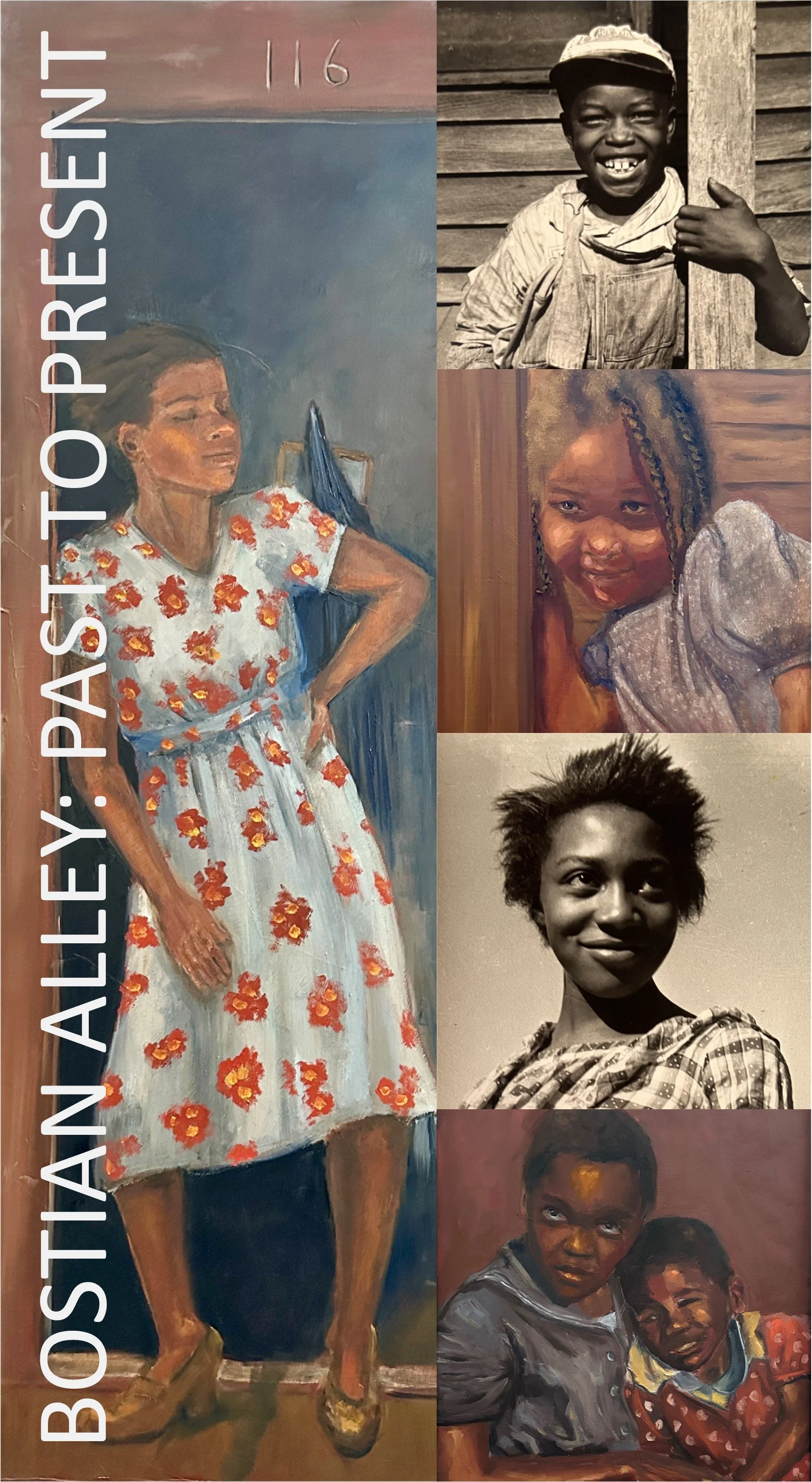 Fall 2024-Summer 2025 - Bostian's Alley Past To Present
"Bostian Alley 1937," photographs by Alex Smoot and Margaret Boylan Smoot
"Remembering Bostian Alley," painting by Maria Bennett Hock