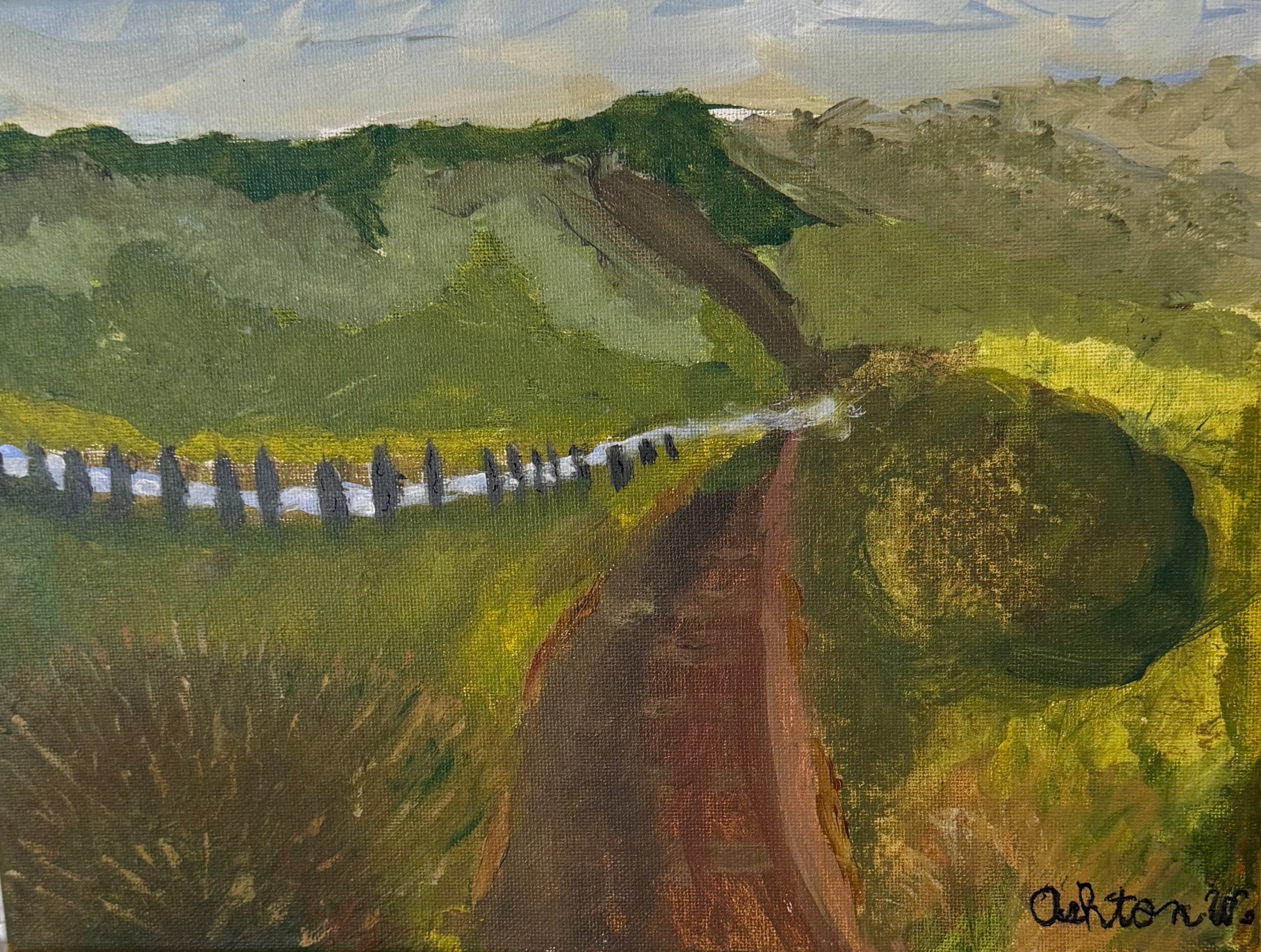 Ashton Williams, 9th, Landscape, Acrylic Paint