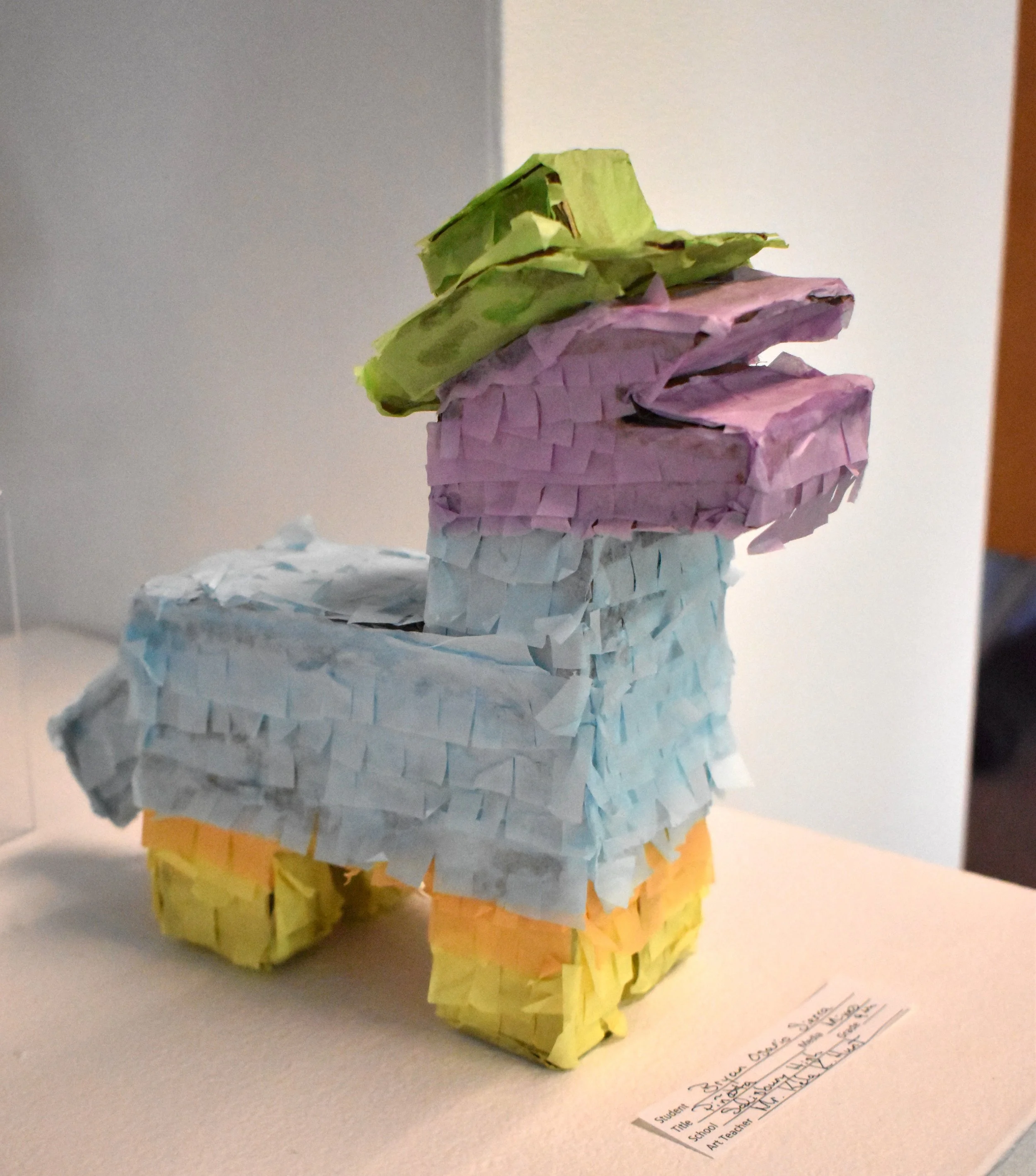 Bryan Osario Sierra, 9th Grade, Pinata, Mixed Media