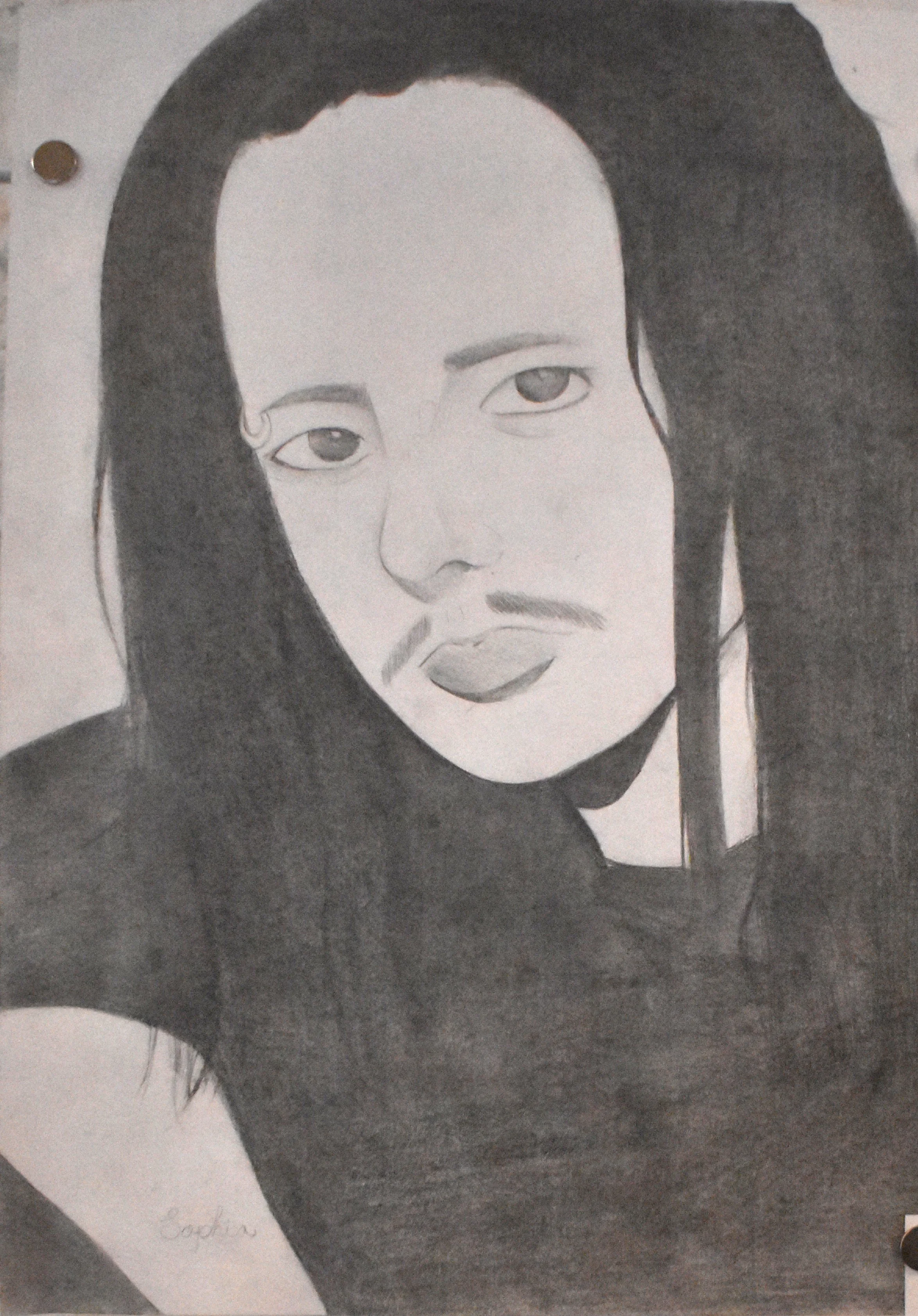 Sophia Collins, 10th Grade, My Hero, Graphite