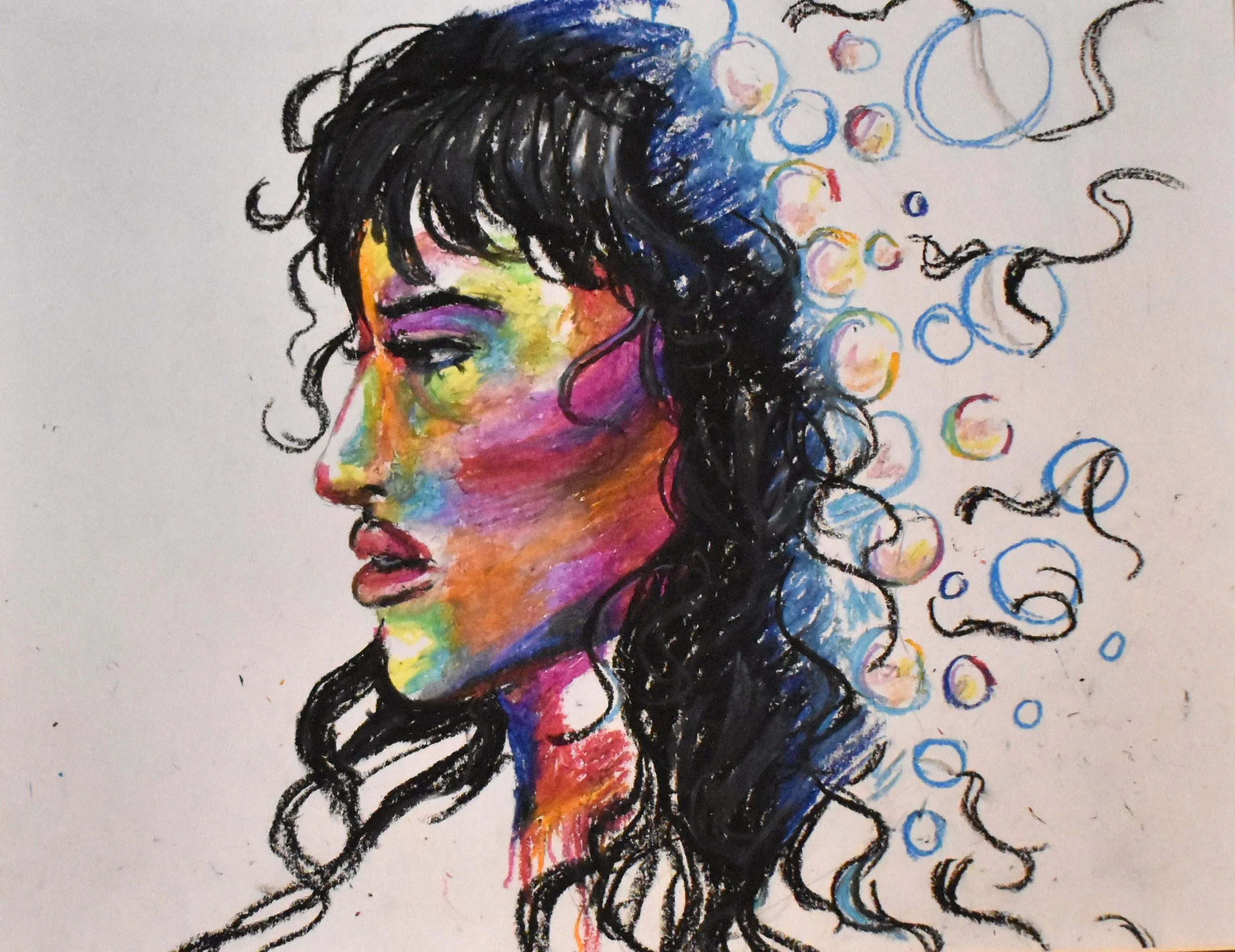 Angelica Guidry, 12th Grade, Untiled, Oil Pastel