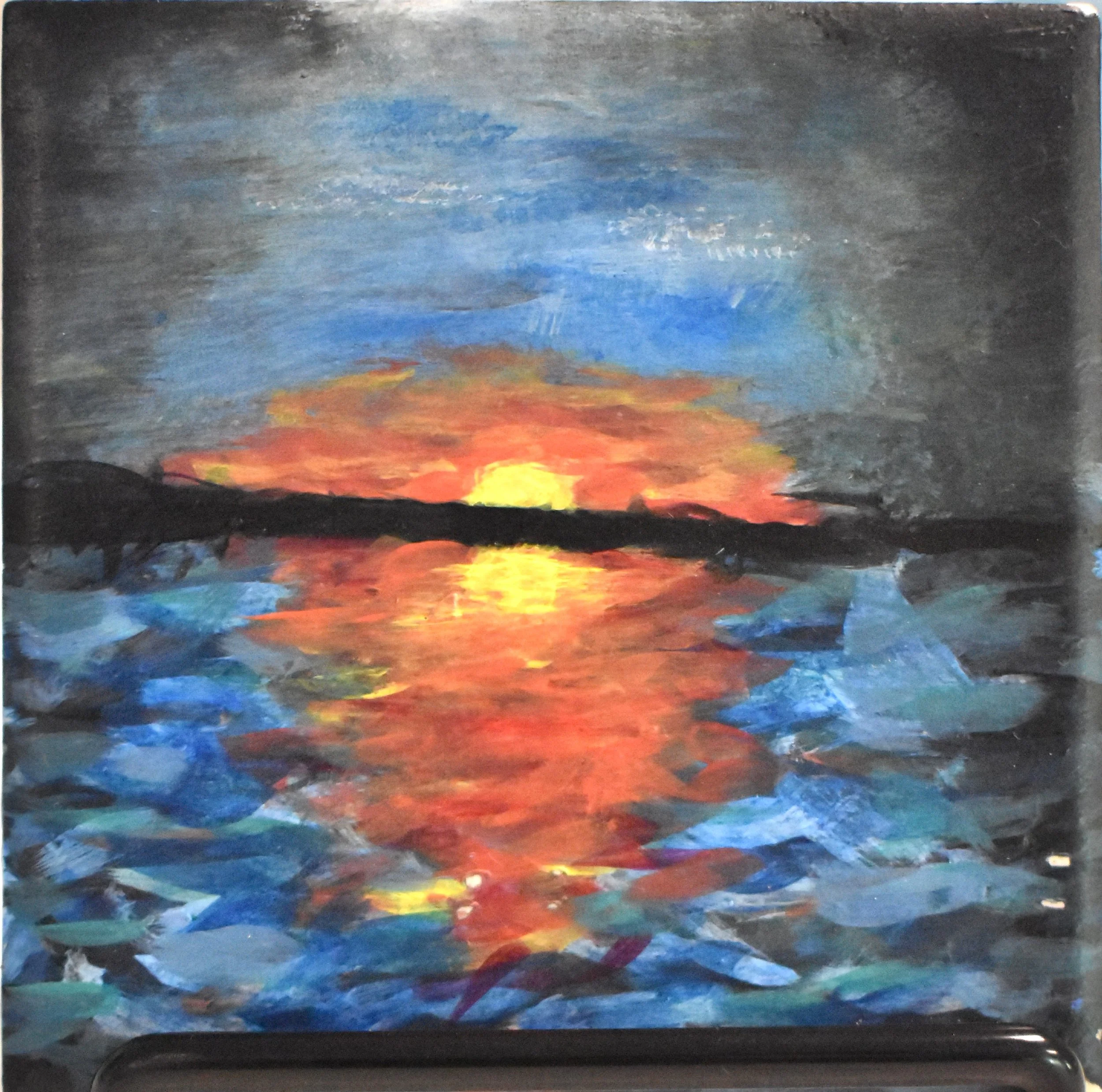 Hilaria Zarate-Olsen, 11th Grade, Untitled, Acrylic Paint