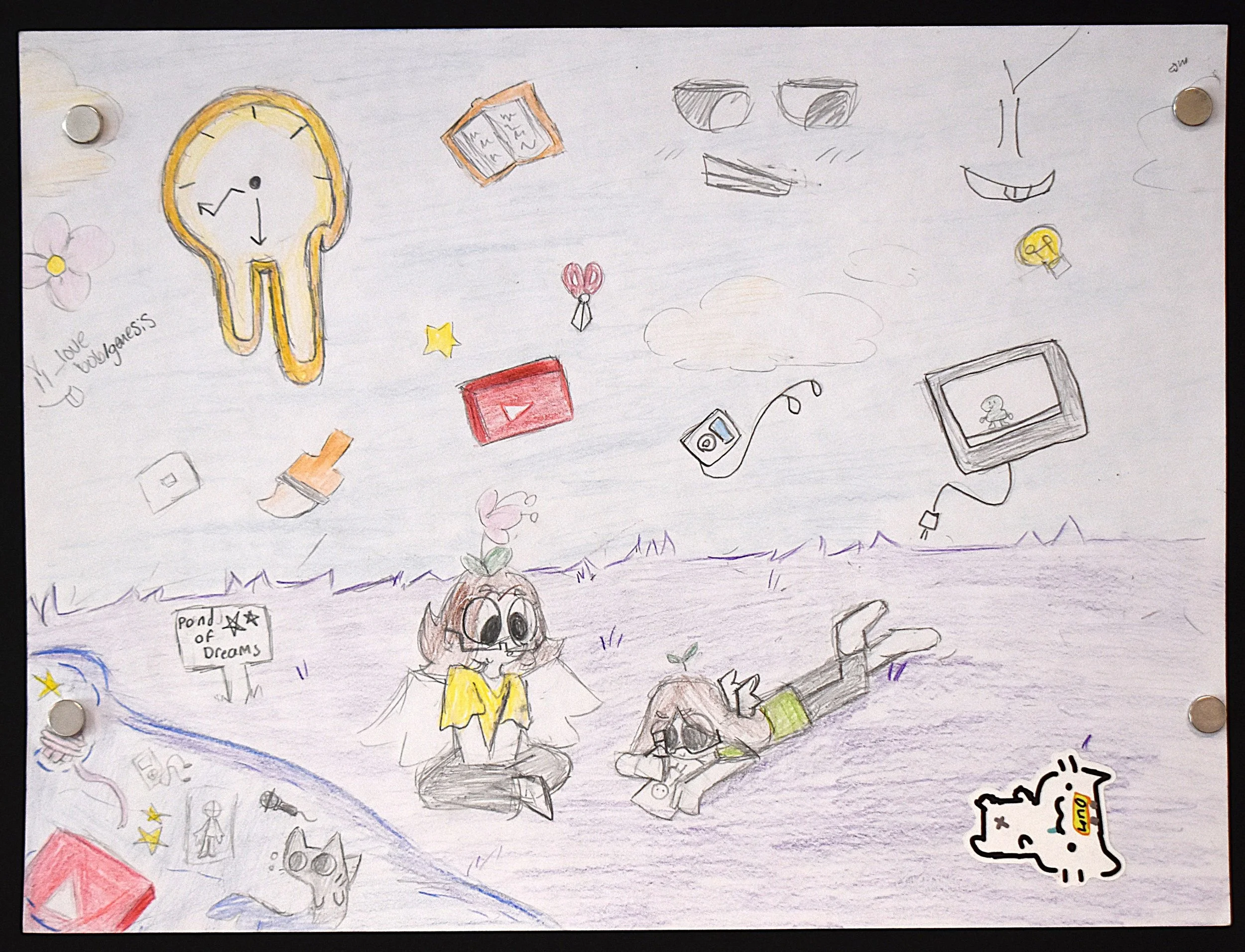 Monica Diaz- Untitled, 8th Grade, Colored Pencil and Pencil 