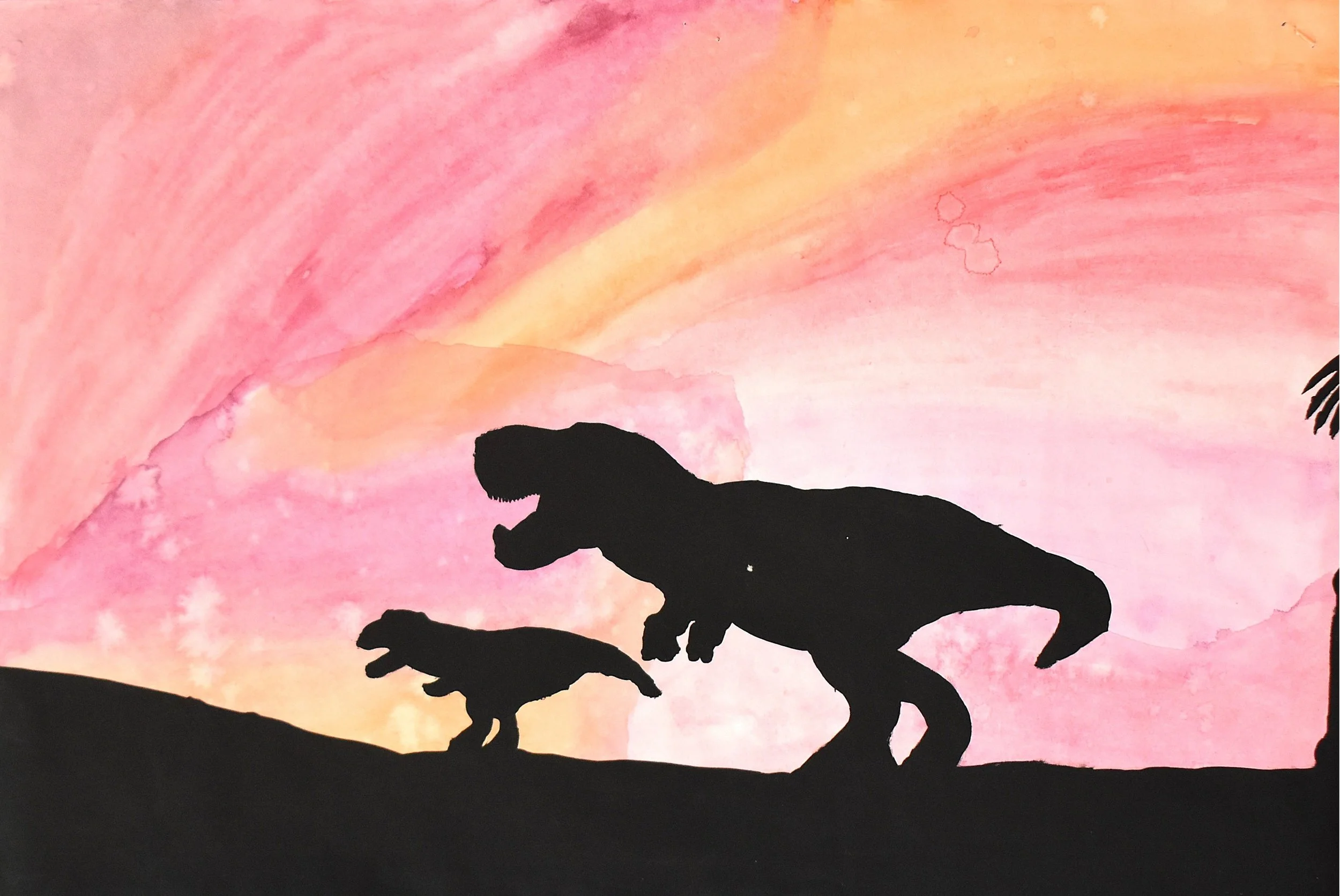 Aubrey Boger- Untitled, 8th Grade, Acrylic Paint