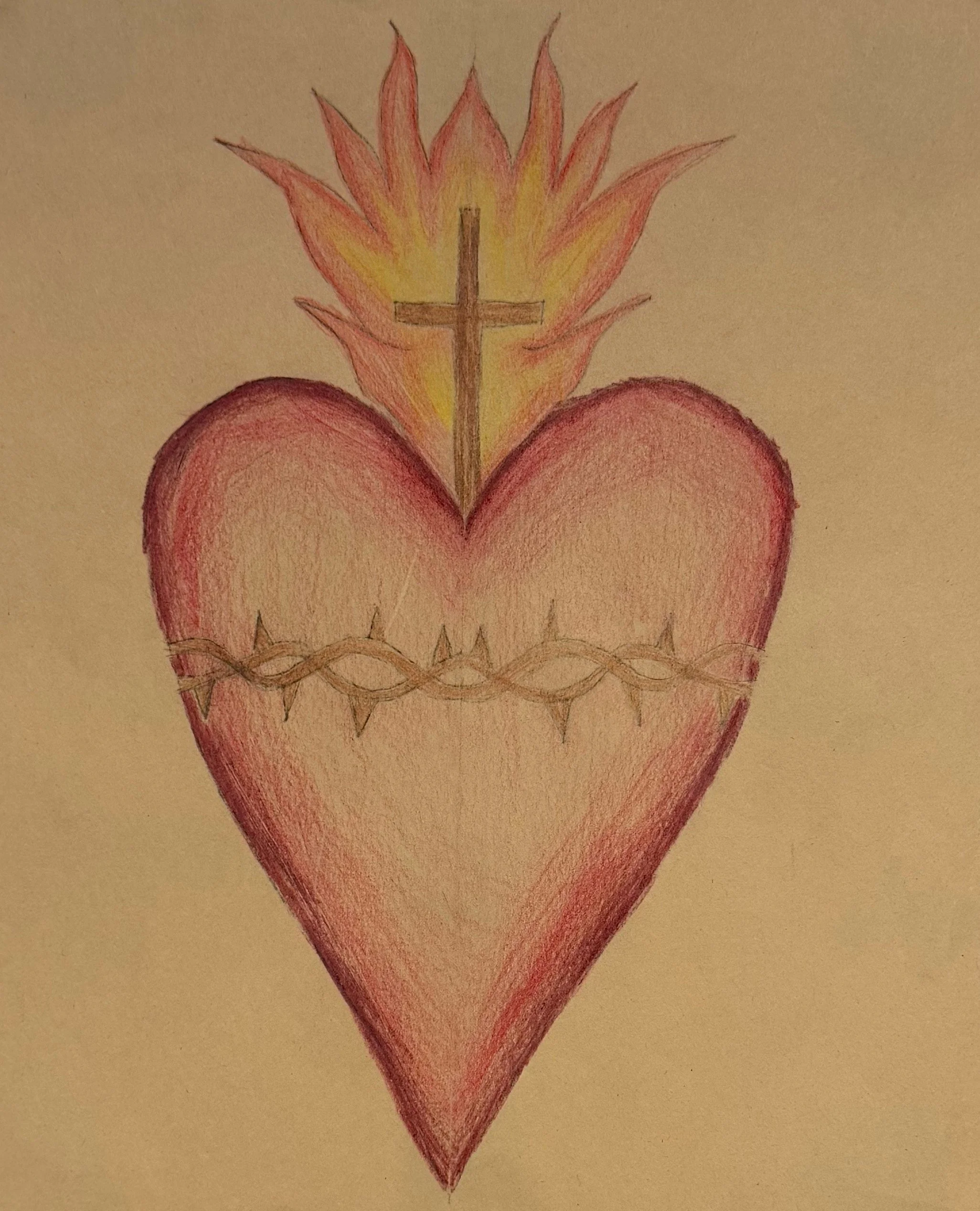 Kamilla Velazquez, 8th, Symmetrical Holiday Art, Color Pencil