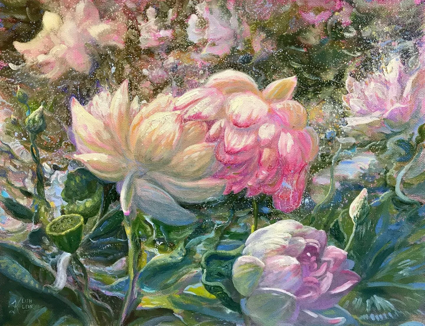 “Invincible Summer in my Heart” by Keith Klein oil on canvas 11x14 $1,111. www.keithkleinart.#art_4share#artsy#artist#artsanity#artaccount#artsanity #artisfun#arts_help#artdiscover#artcurator#artcollector#artnerd#dailyart#artistinthestidi