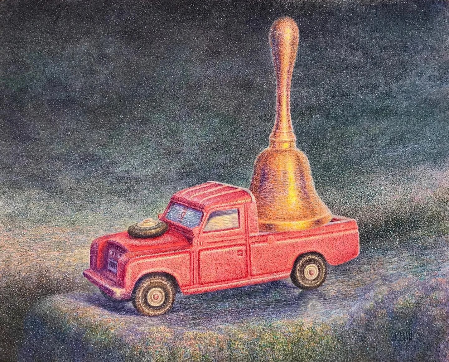 “Joy Ride” by Keith Klein 8x10 oil on canvas#finepainting#quest#genre#thejourneyisthedestination#surrealism#cincyart.com#livingartist#kentuckyartist#hope#joyfromwithin#bringingit#representationalpainting#representationalart#artoninstagram
