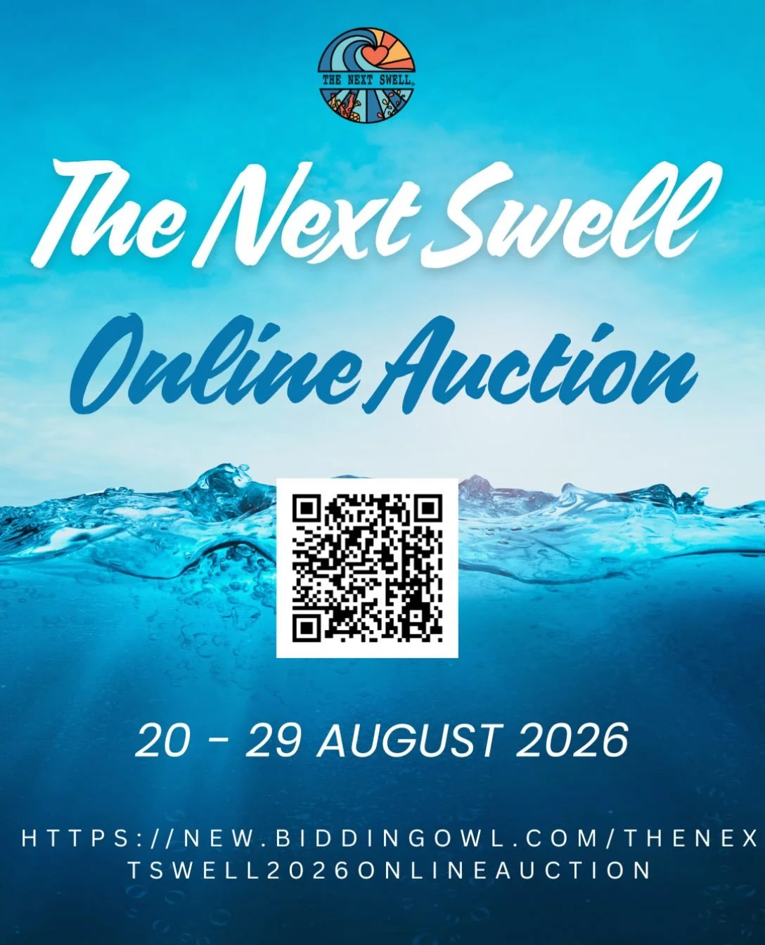 The annual The Next Swell Online Auction is LIVE ⭐️ 

From now through 29 August, bid on some amazing items!

As always, all funds raised will directly benefits students pursuing a degree focused around marine conservation 💙.

So head on over to the