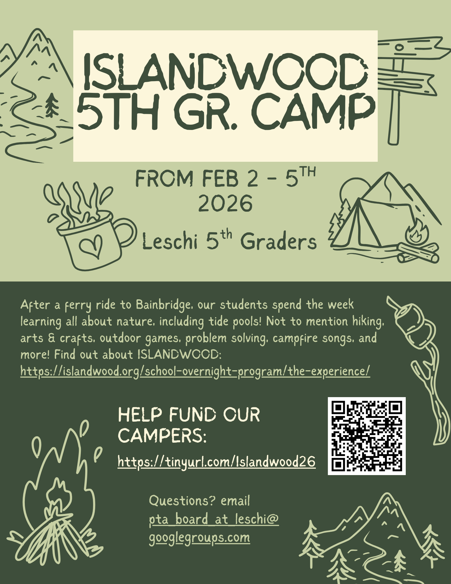IslandWood 5th grade camp