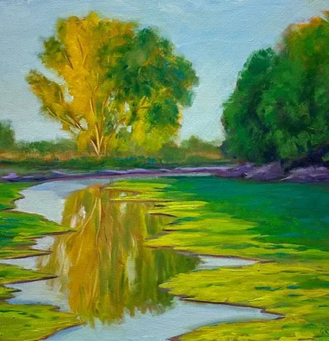 Wetland Sanctuary
Oil on Canvas, 2026, 18x18  $1600