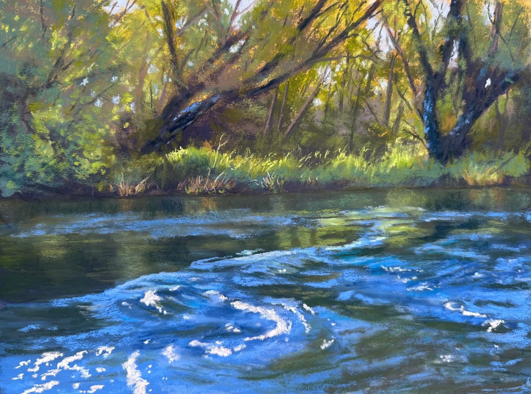 Along the River Bank 9x12.jpg