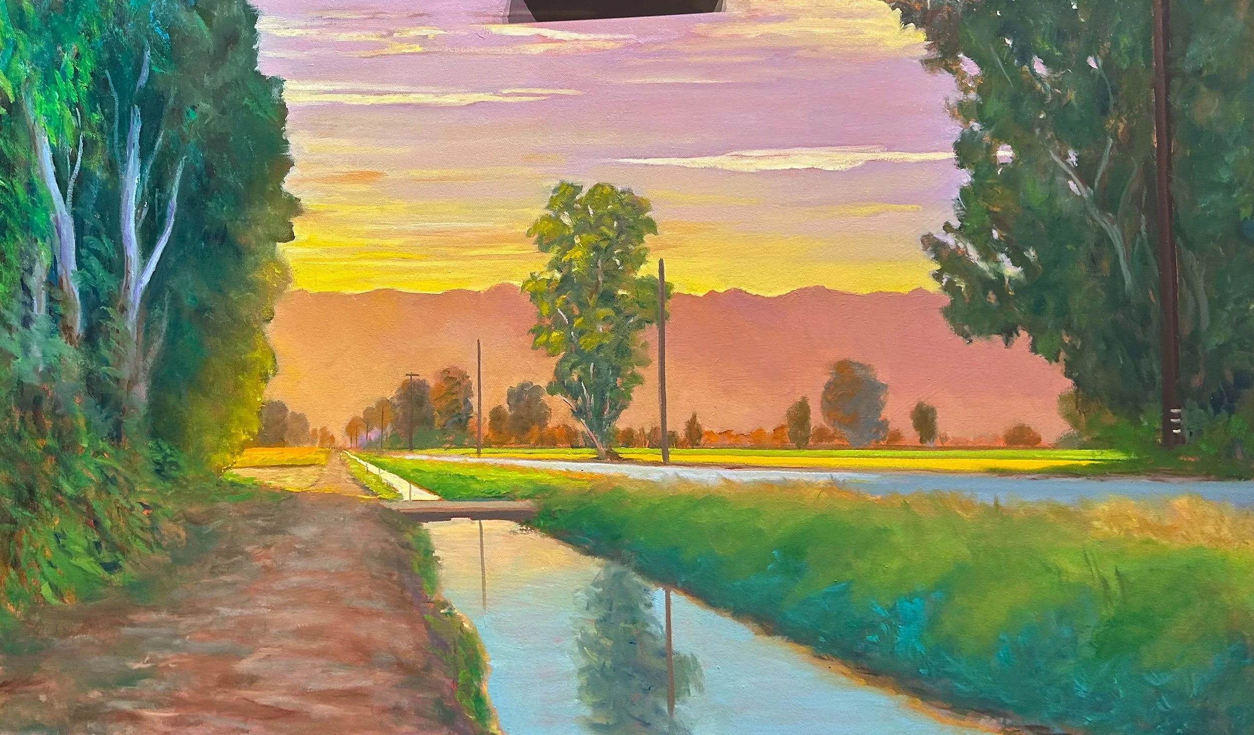 Road 27 West 
Oil on Canvas, 2026, 36x60, $7800
