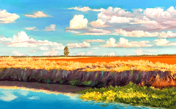 Celestial Fields
Oil on Canvas, 2024,30x48, $4800
