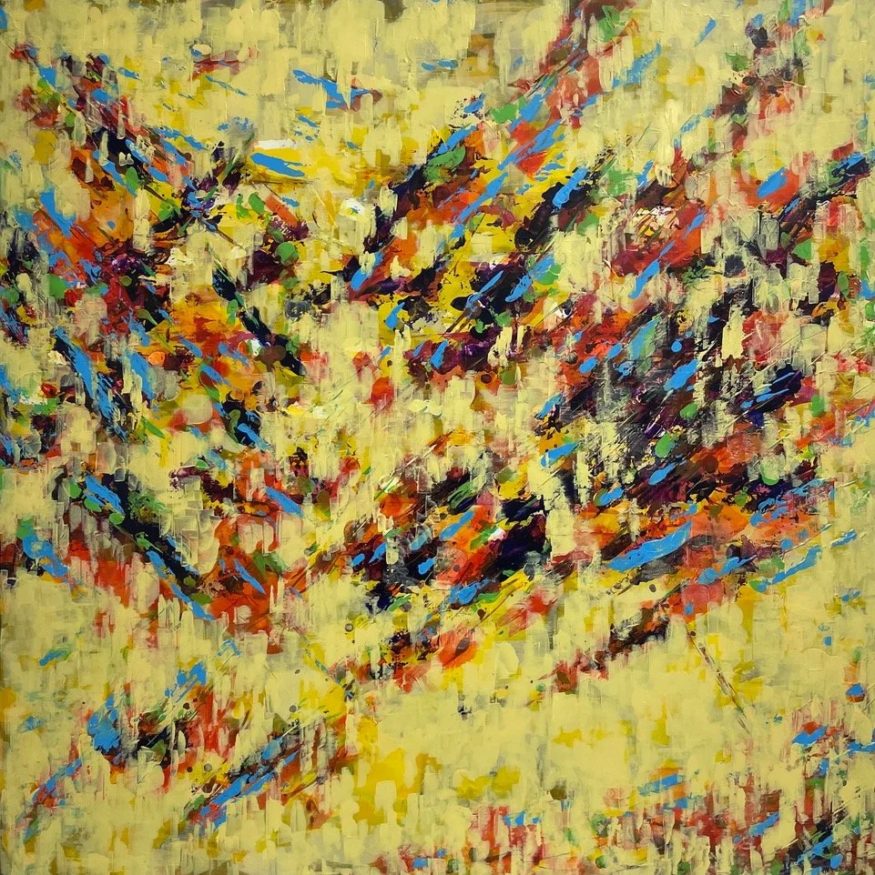 Sunny Disposition
• Acrylic on Wood •
24" x 24" x1.5" •
$1,800