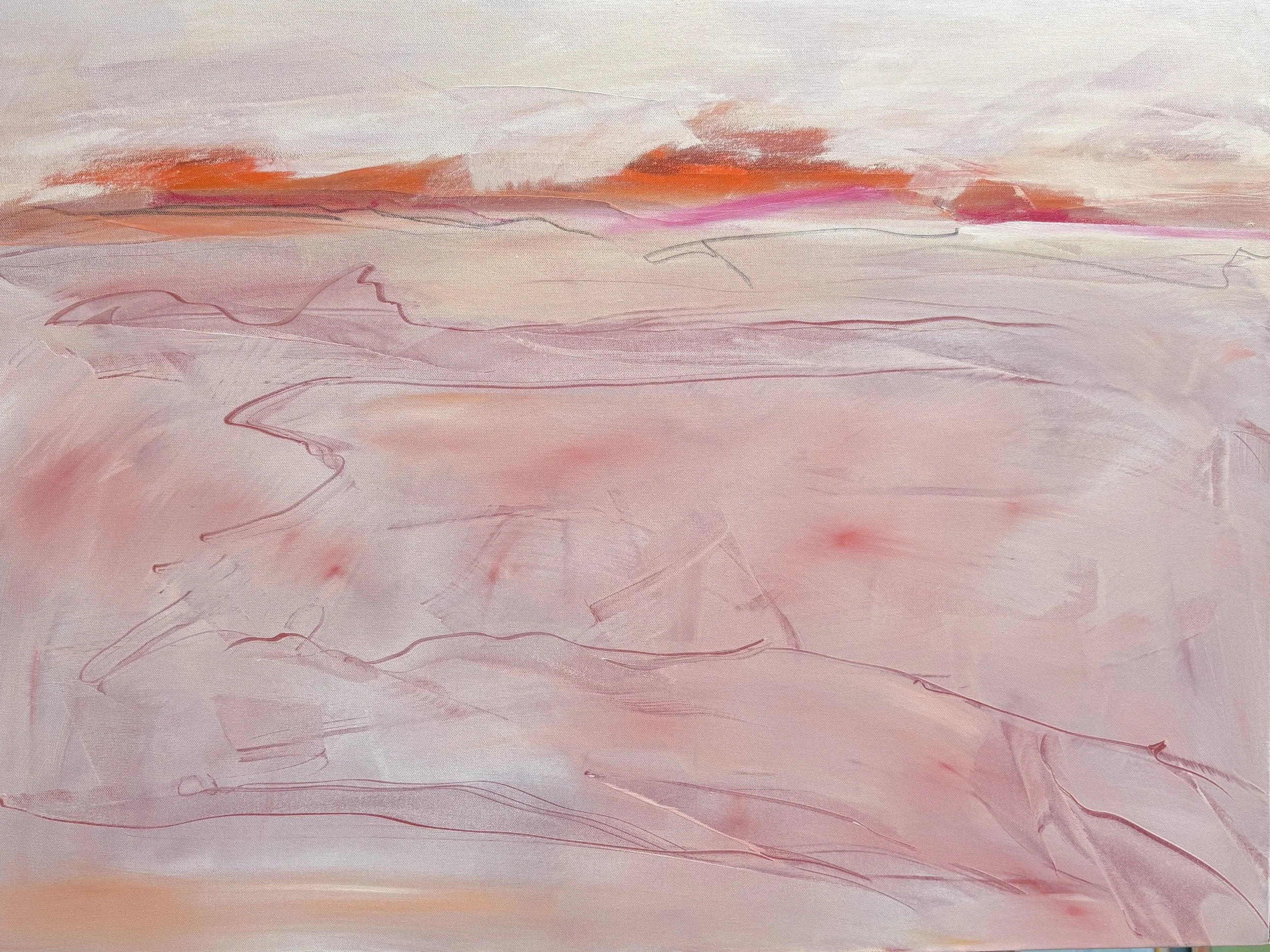 gesture 006 
Convergence #4
30x40,oil,graphite on canvas 