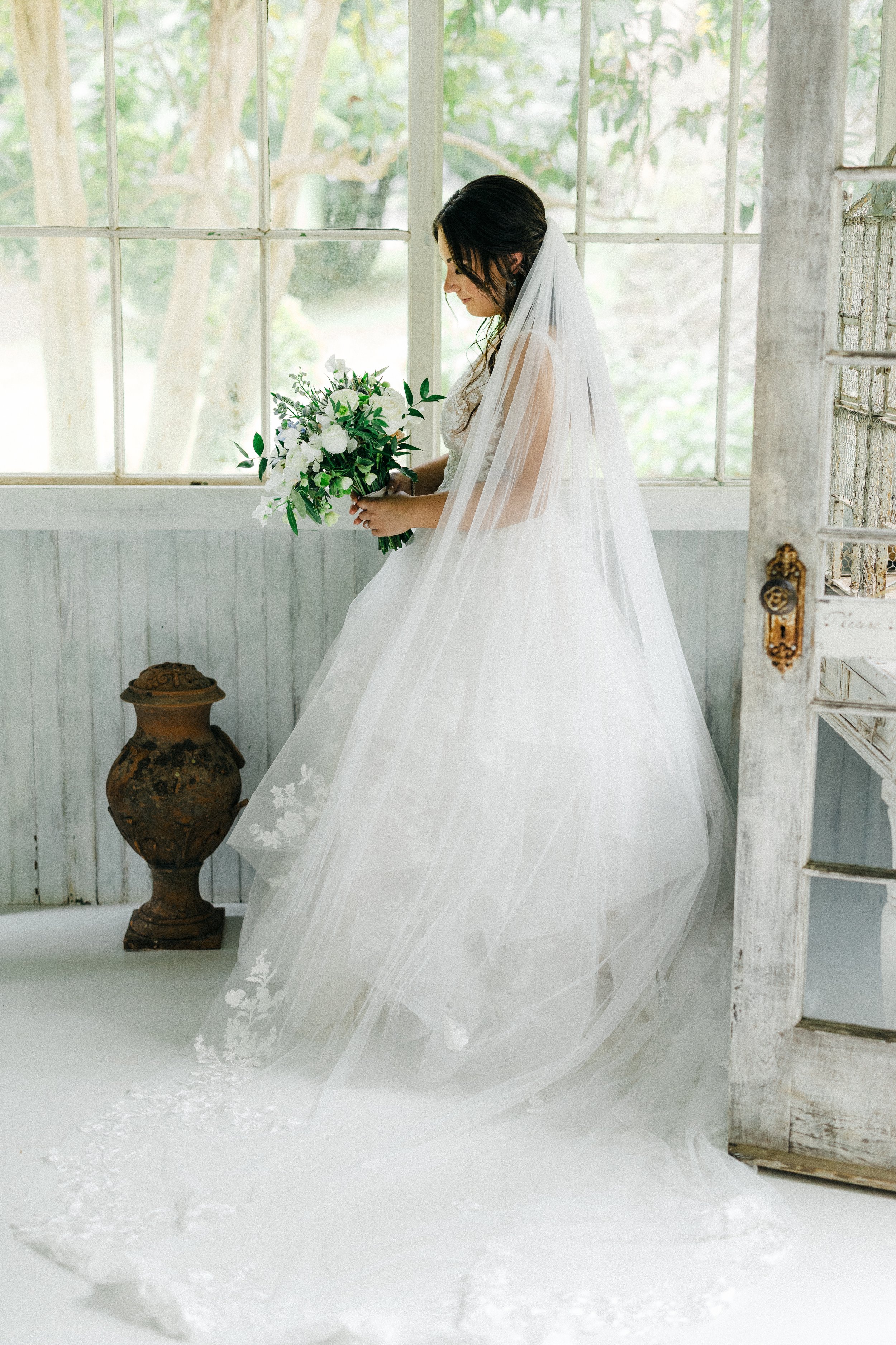 Bride at the Haiku Mill, Maui Hawaii