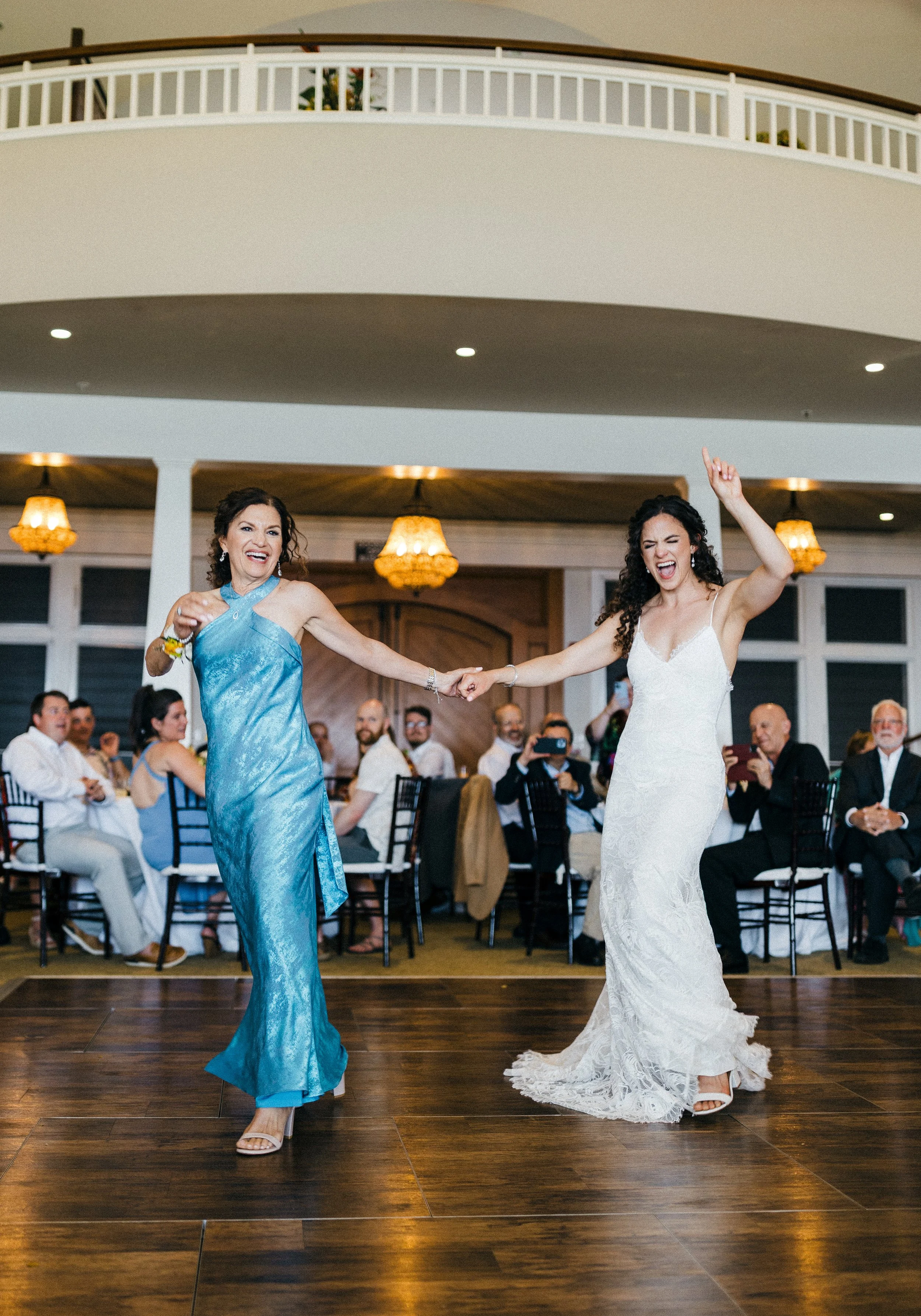 mother and daughter dance at sugar beach maui