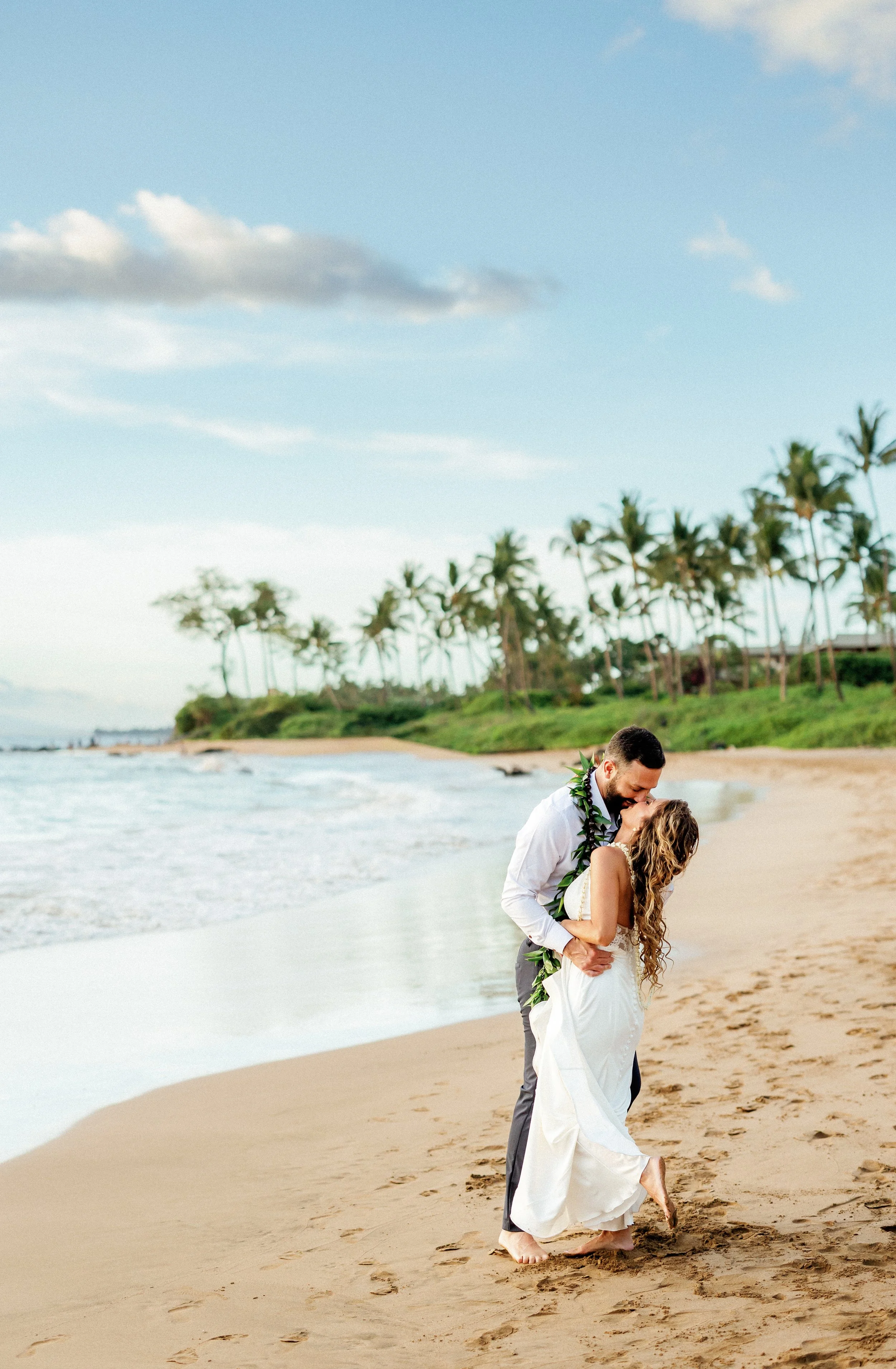 wedding portraits on the beach on Maui