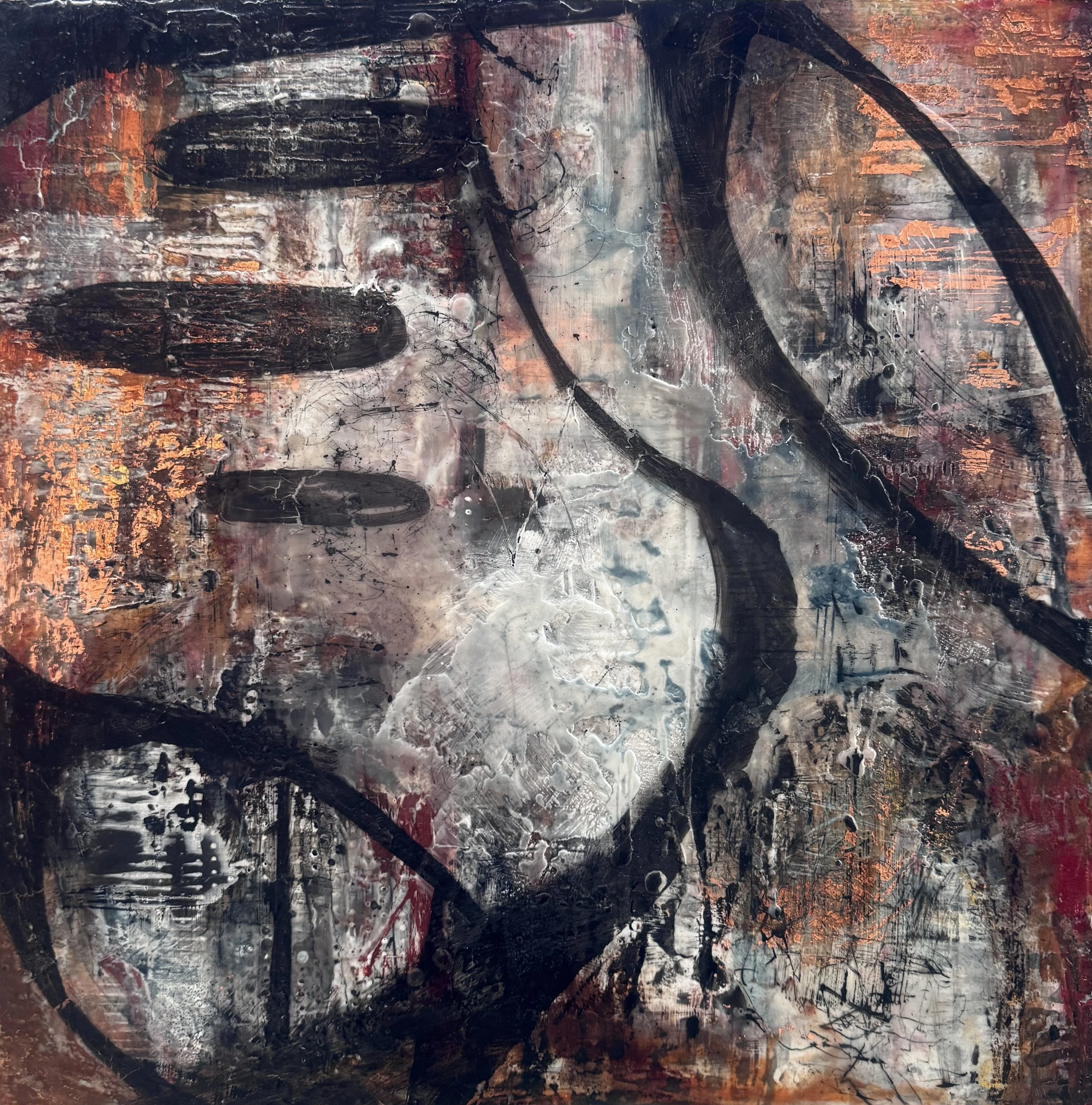 Through the Veils - 20in x 20in