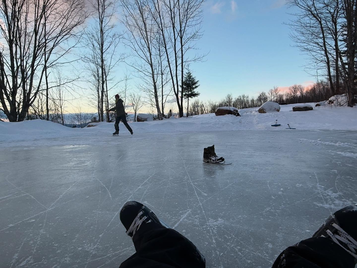 it&rsquo;s the end times; nourish yourself, be a pond ice dad, take pride in your new pump and sorta sharp skates and snuggle your besties and be ungovernable and do puzzles and rest up.