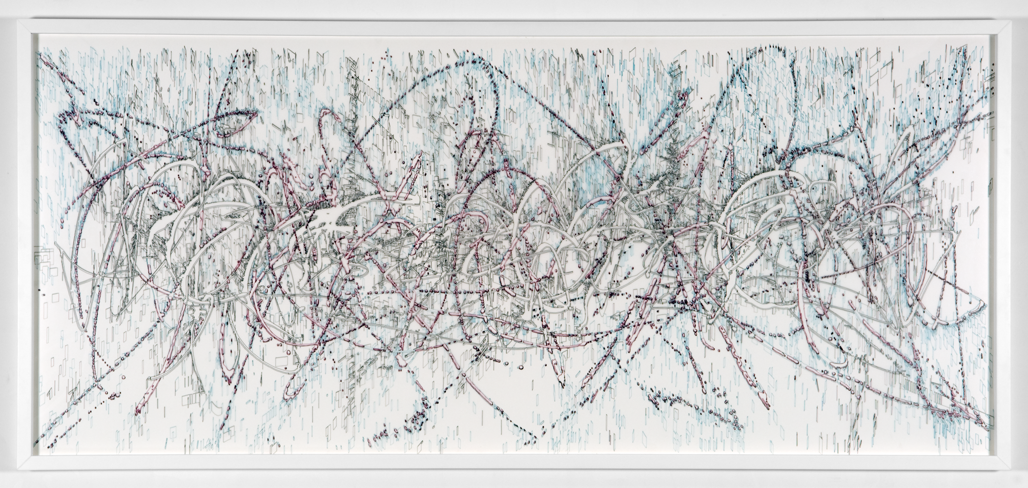 THE CALL OF THE WILD, ink on Mylar, 96” x 42” (2009)