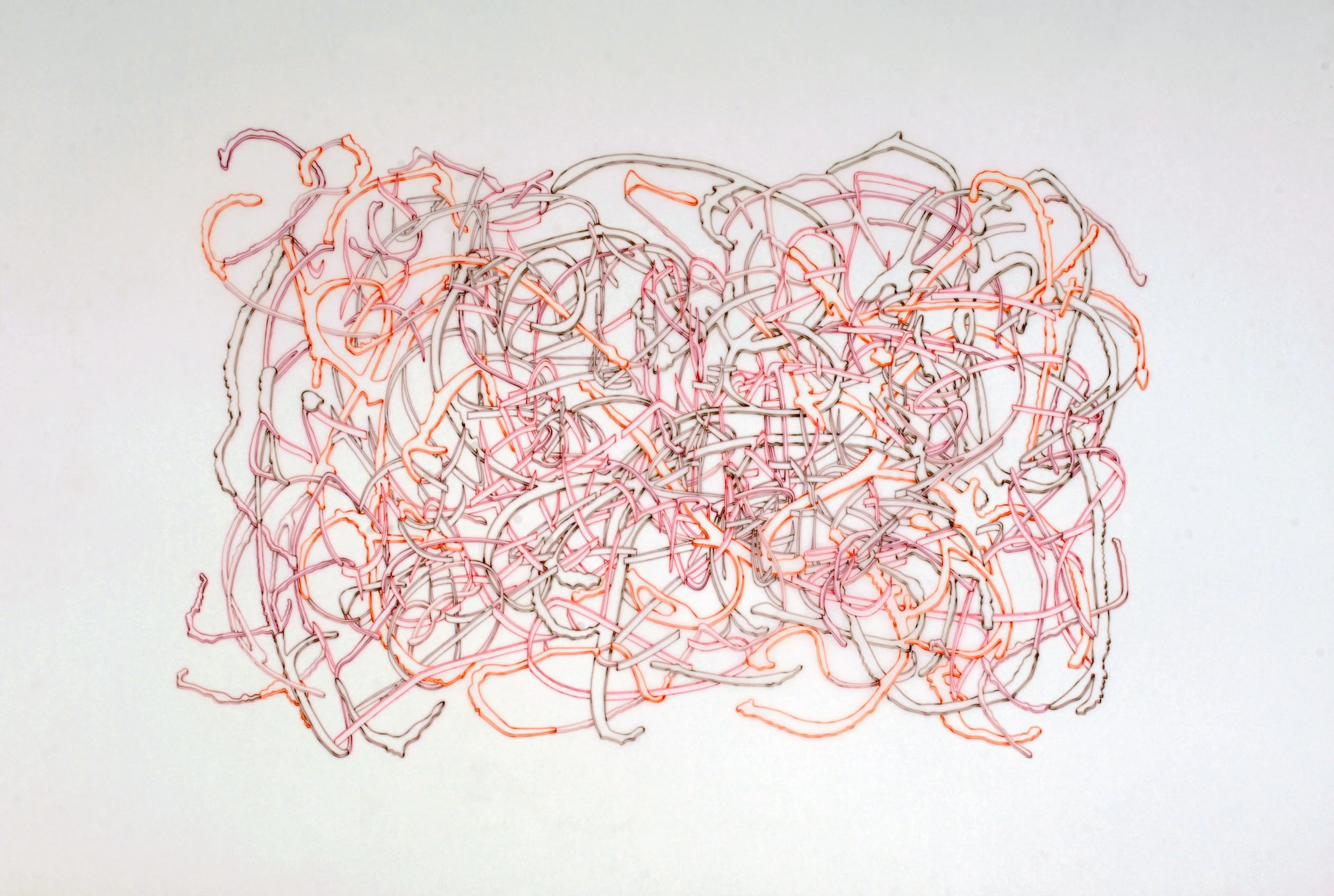 FALL, ink on Mylar, 36" x 24" (2005)