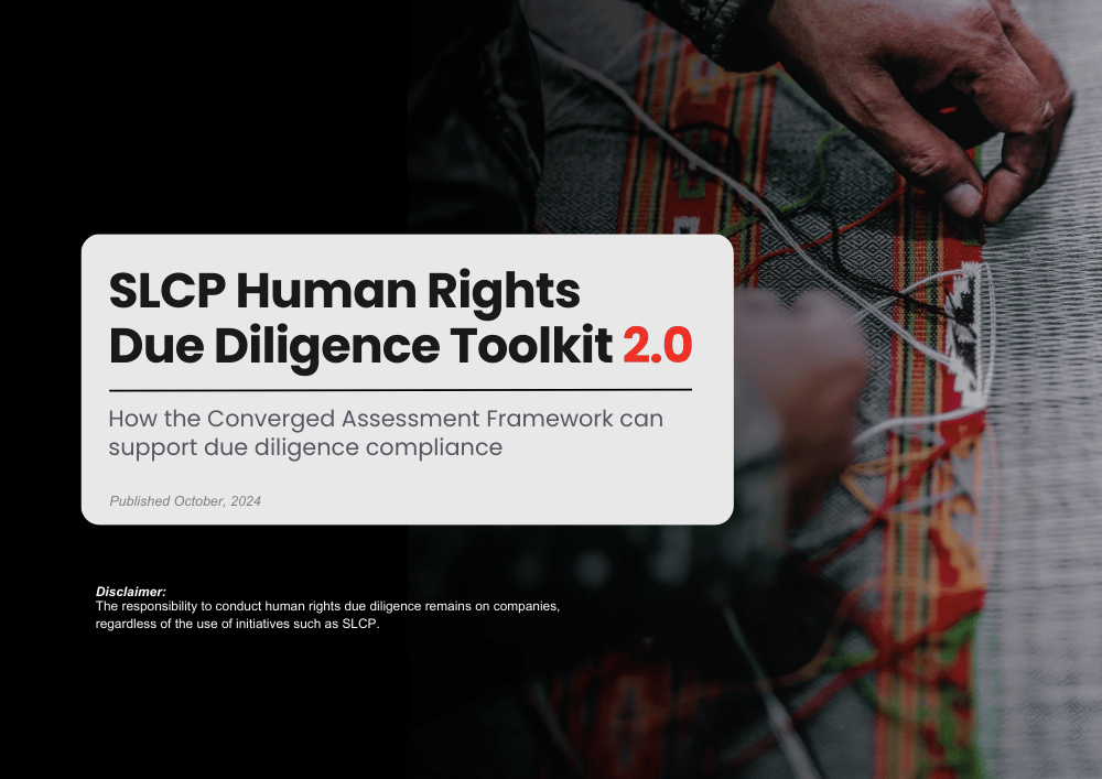 Worker Engagement through SLCP — Social & Labor Convergence Program