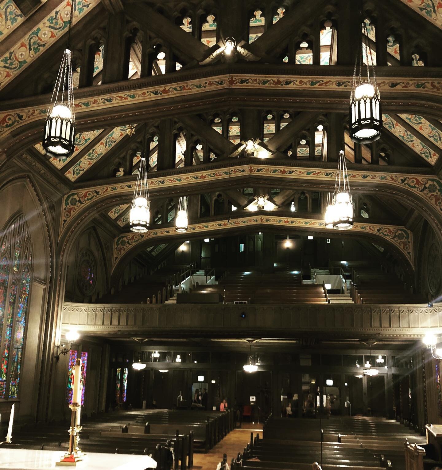 We have the pleasure of performing in so many beautiful hidden venues in Chicago! This one had amazing acoustics!