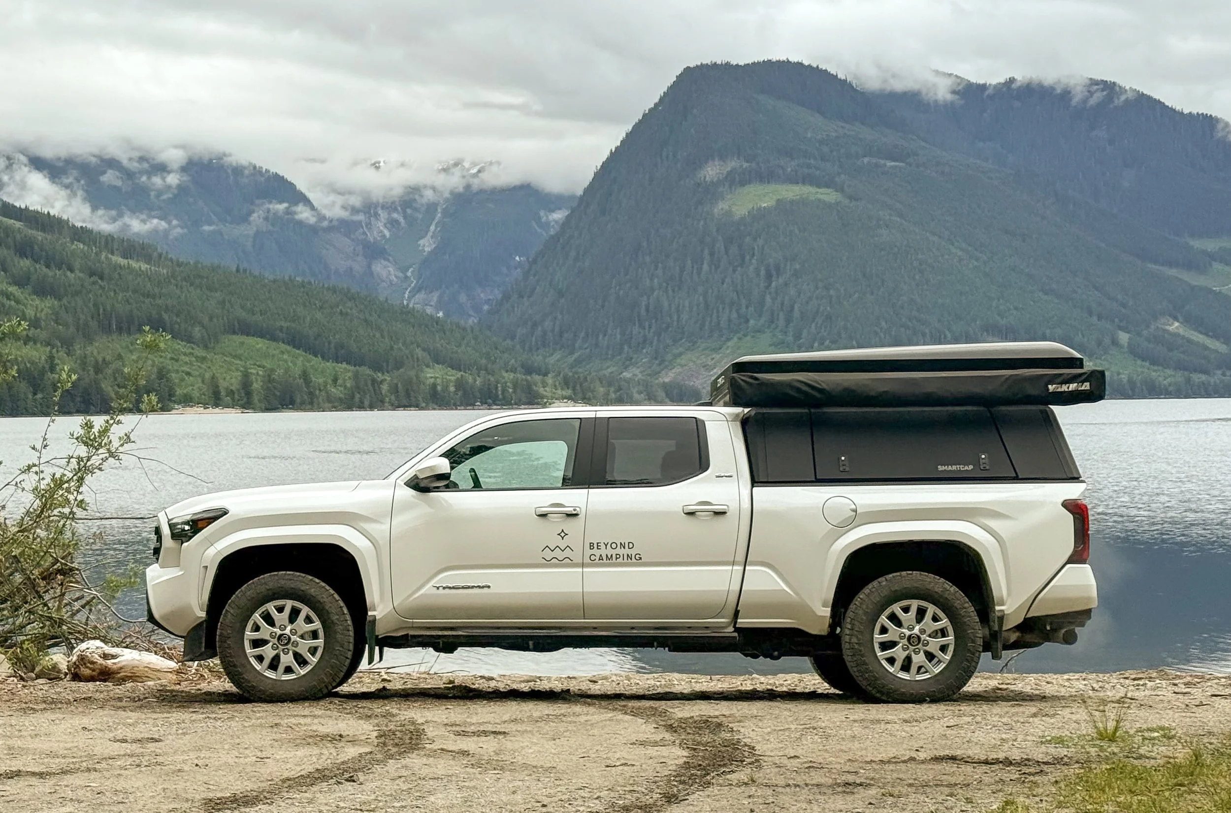 Toyota Tacoma with rooftop tent