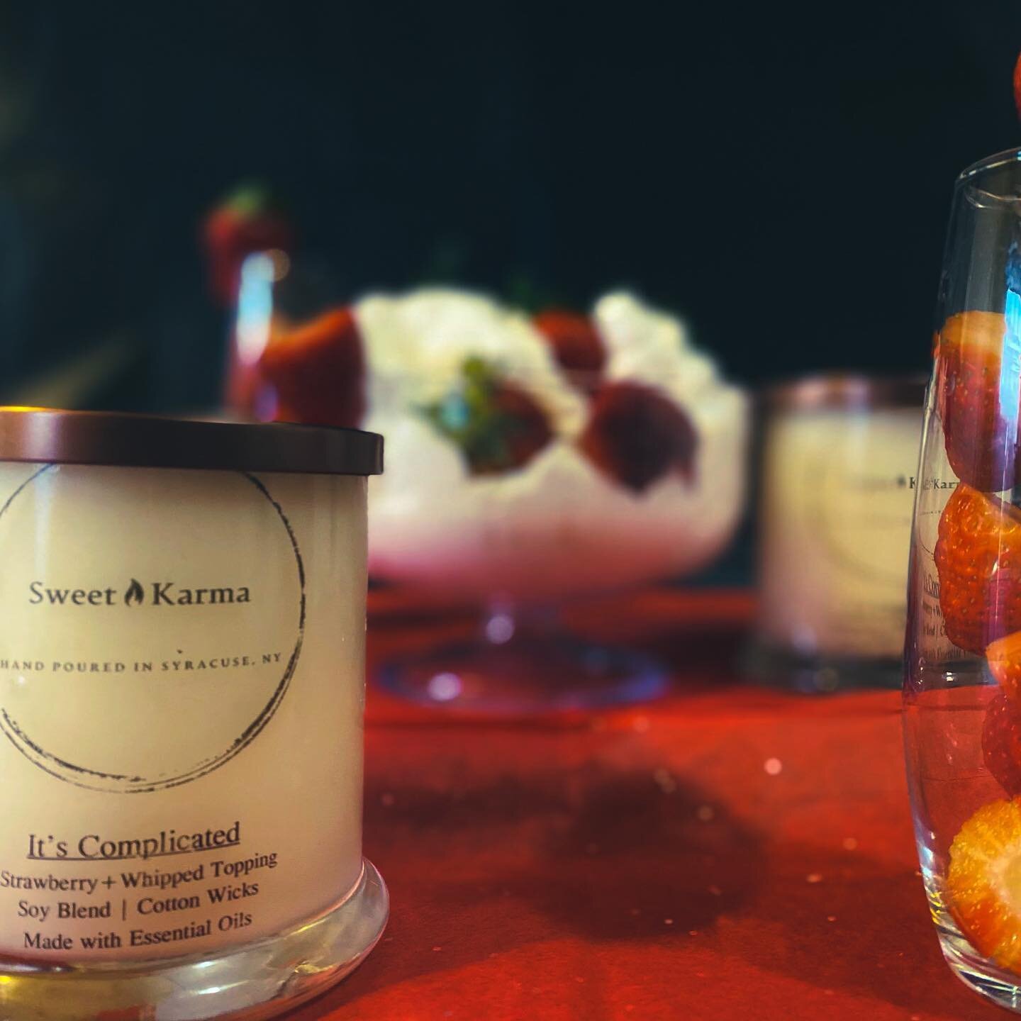Are you single or taken? Do they love you or love you not? Maybe &ldquo;It&rsquo;s complicated&rdquo;. If so this is the perfect candle for you&rsquo;re #ValentinesDay  Available in our online shop! #sweetkarma