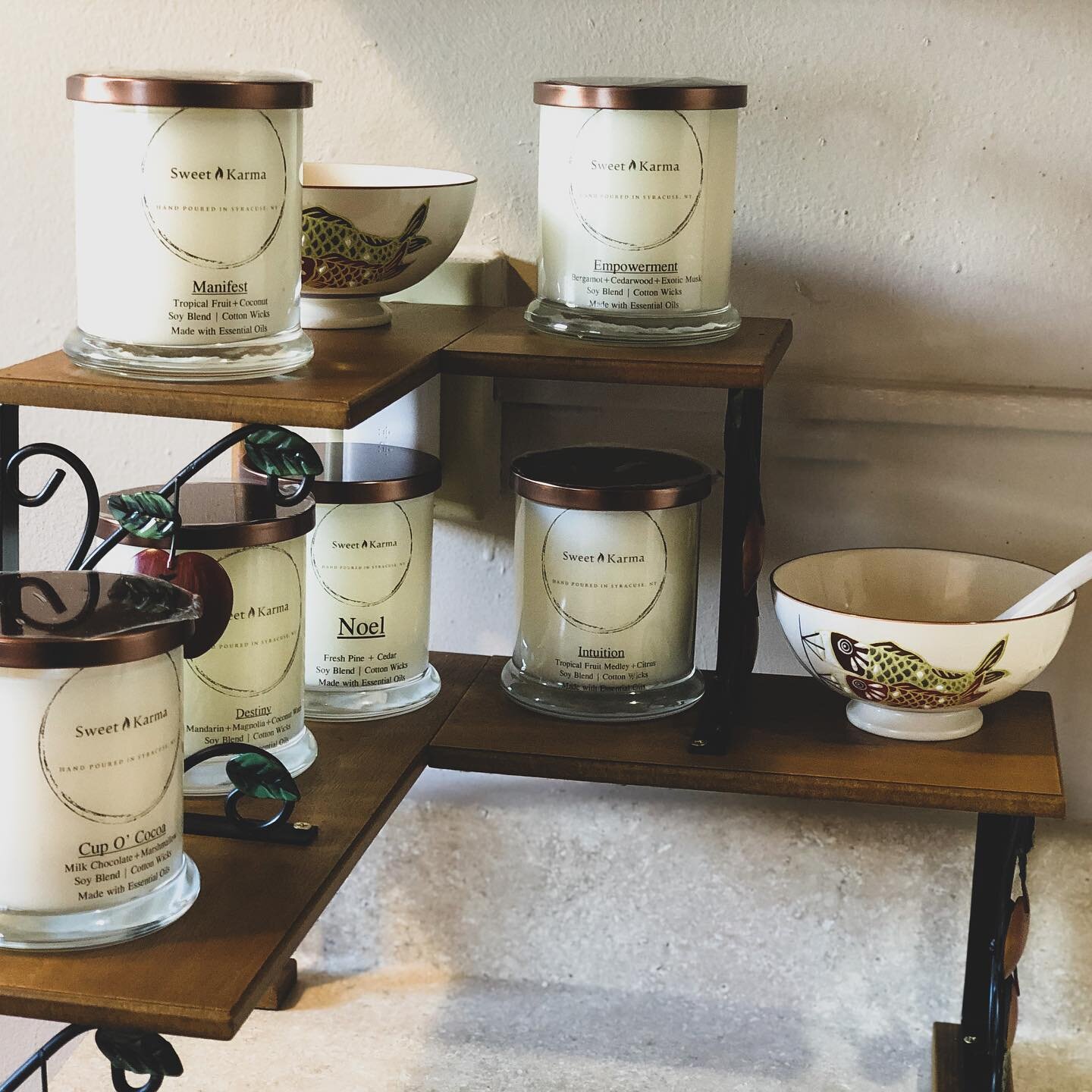 Don&rsquo;t forget to restock on some of your favorite signature scents from Sweet Karma candles. We ship anywhere in the US so shop online now 🕯📦 ✈️ #sweetkarmacandles #smallbusinessowner #upstateny