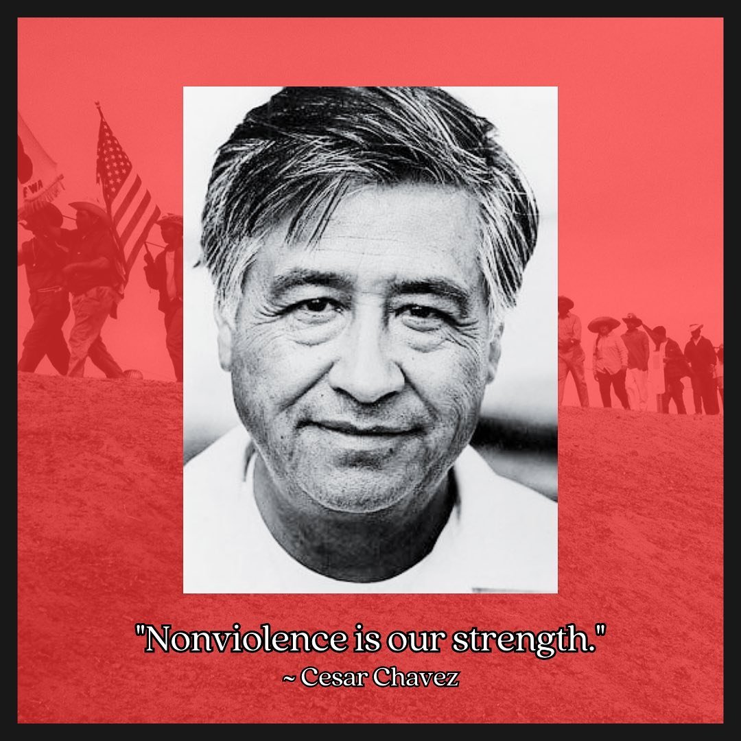 &ldquo;It is my deepest belief that only by giving our lives do we find life. I am convinced that the truest act of courage, the strongest act&hellip;is to sacrifice ourselves for others in a totally nonviolent struggle for justice.&rdquo; ~ Cesar Ch