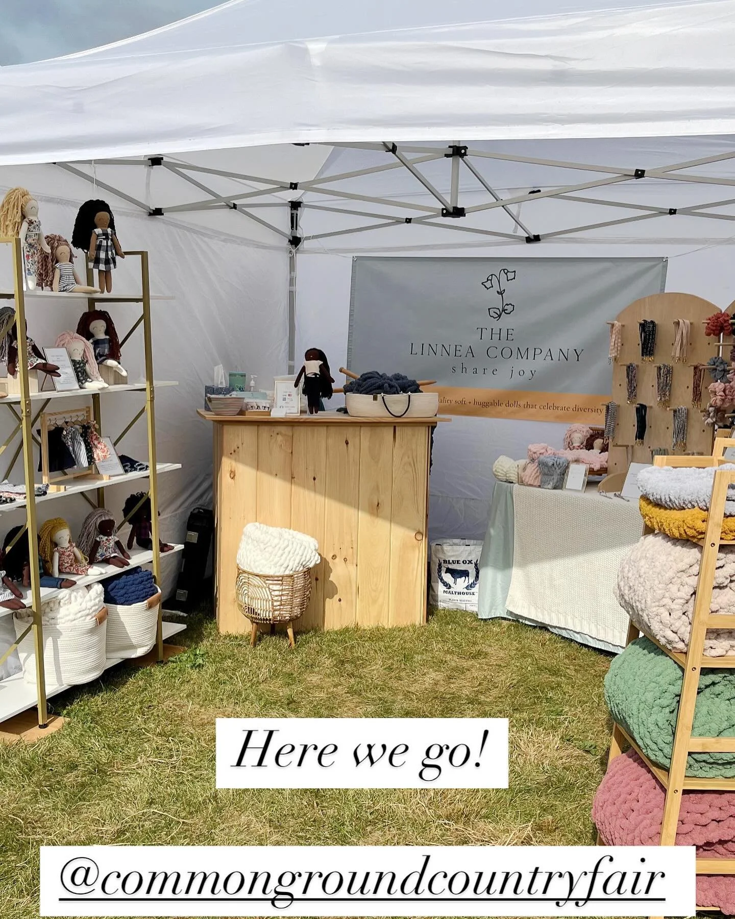 @commongroundcountryfair come say hi!
We&rsquo;re in the Maine Marketplace West through Sunday