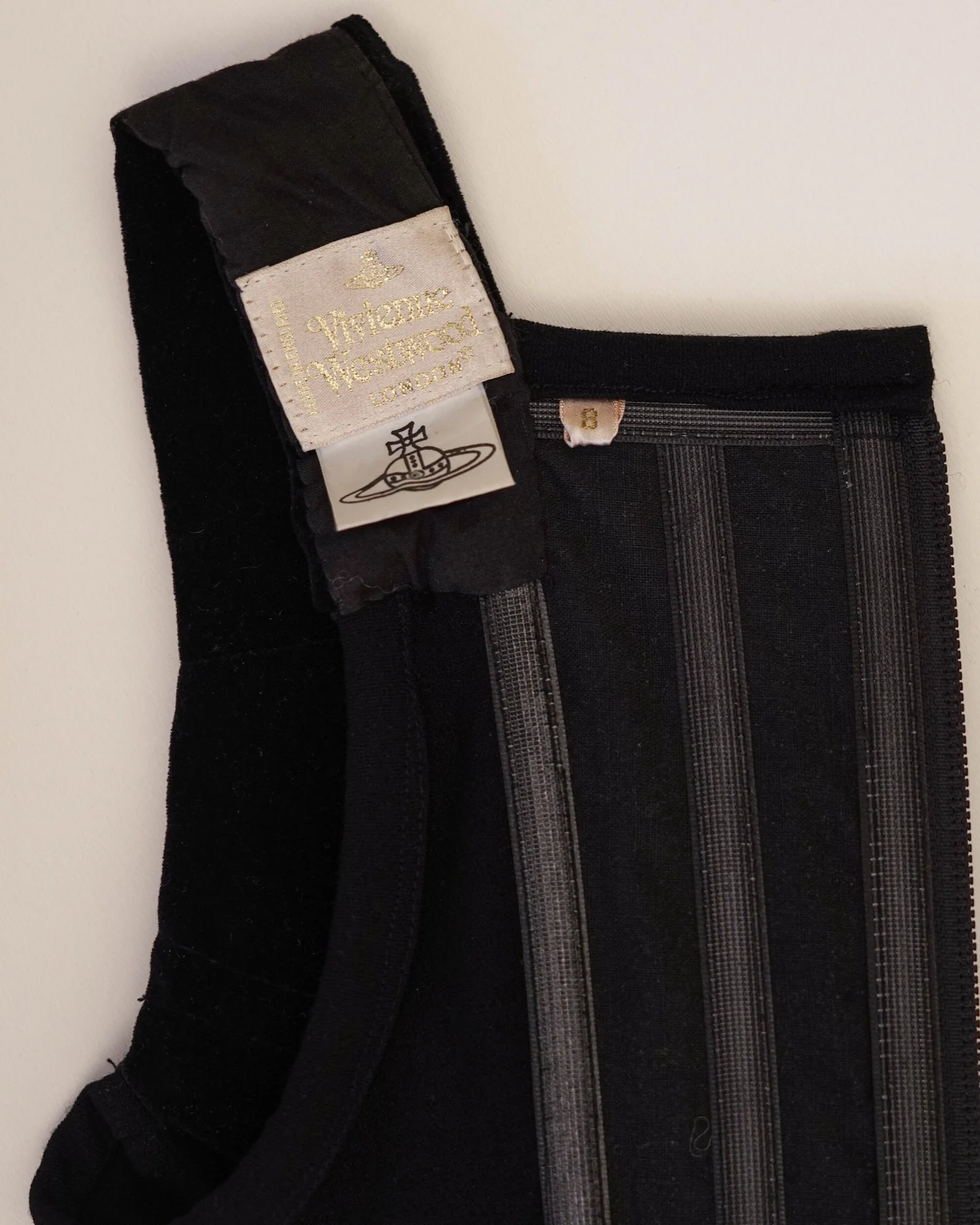 Vivienne Westwood Black Velvet Corset — God of Cloth