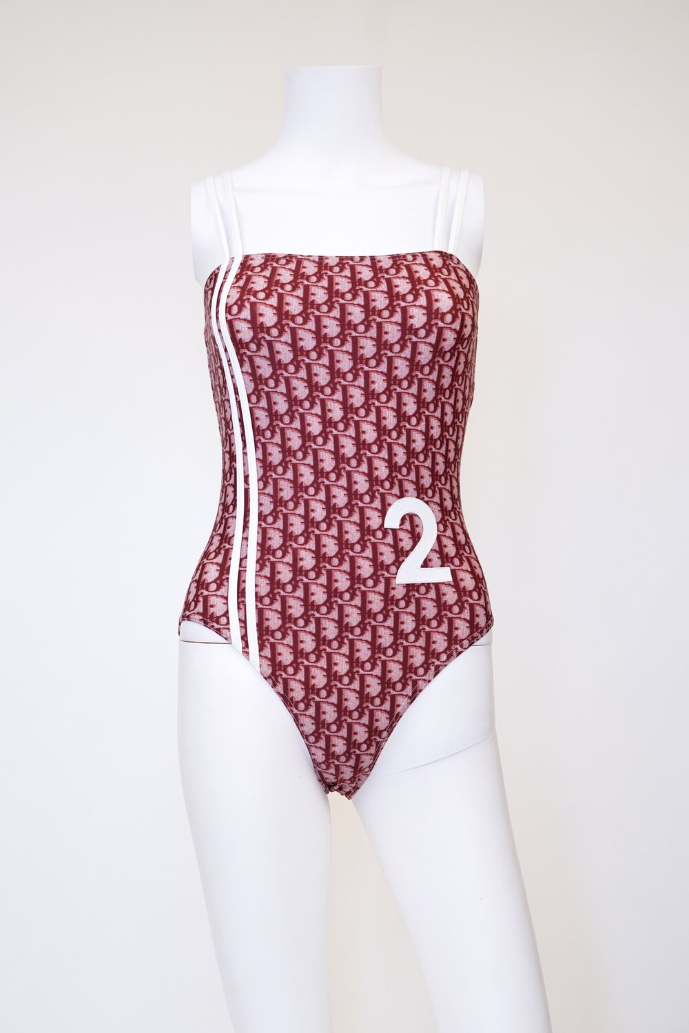 Christian Dior Red Monogram No.2 One-Piece Swimsuit — God of Christian Dior Red Monogram No.2 One-Piece Swimsuit — God of