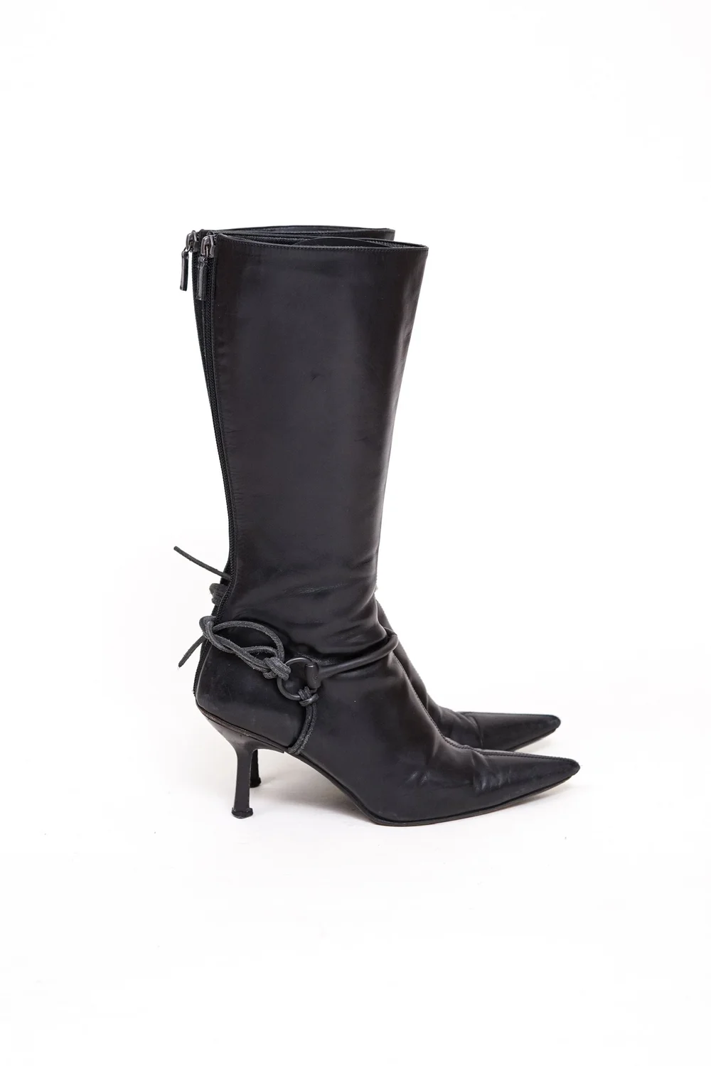 Gucci Tom Ford Knee High Horse Bite Leather Boots size 7 — God of