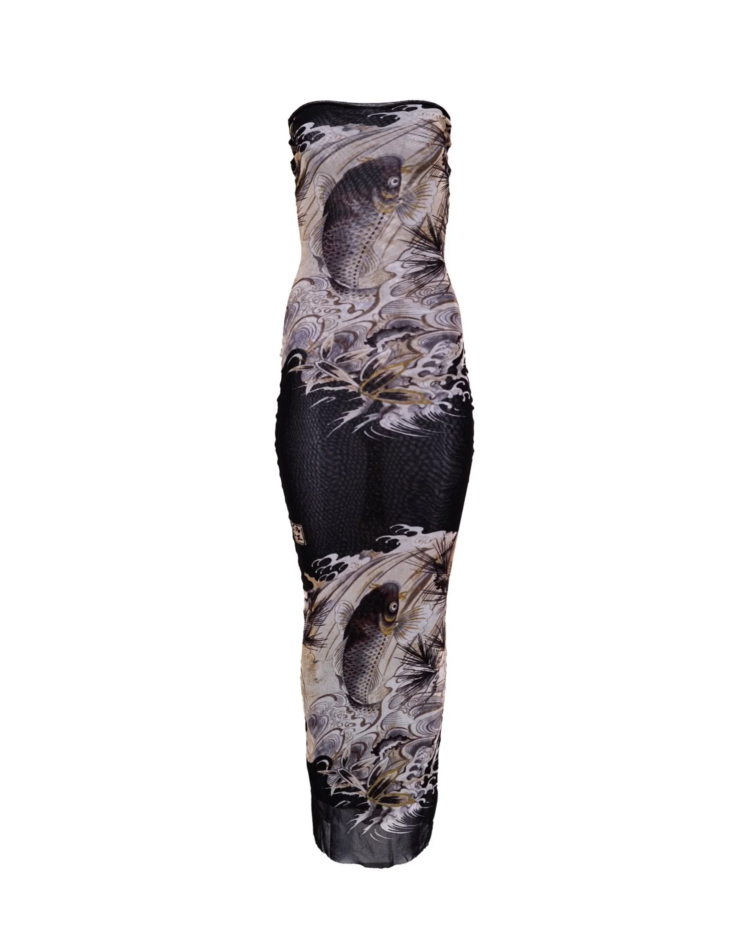 Jean Paul Gaultier Koi Fish Tube Dress God of Cloth Jean Paul Gaultier Koi Fish Tube Dress God of Cloth