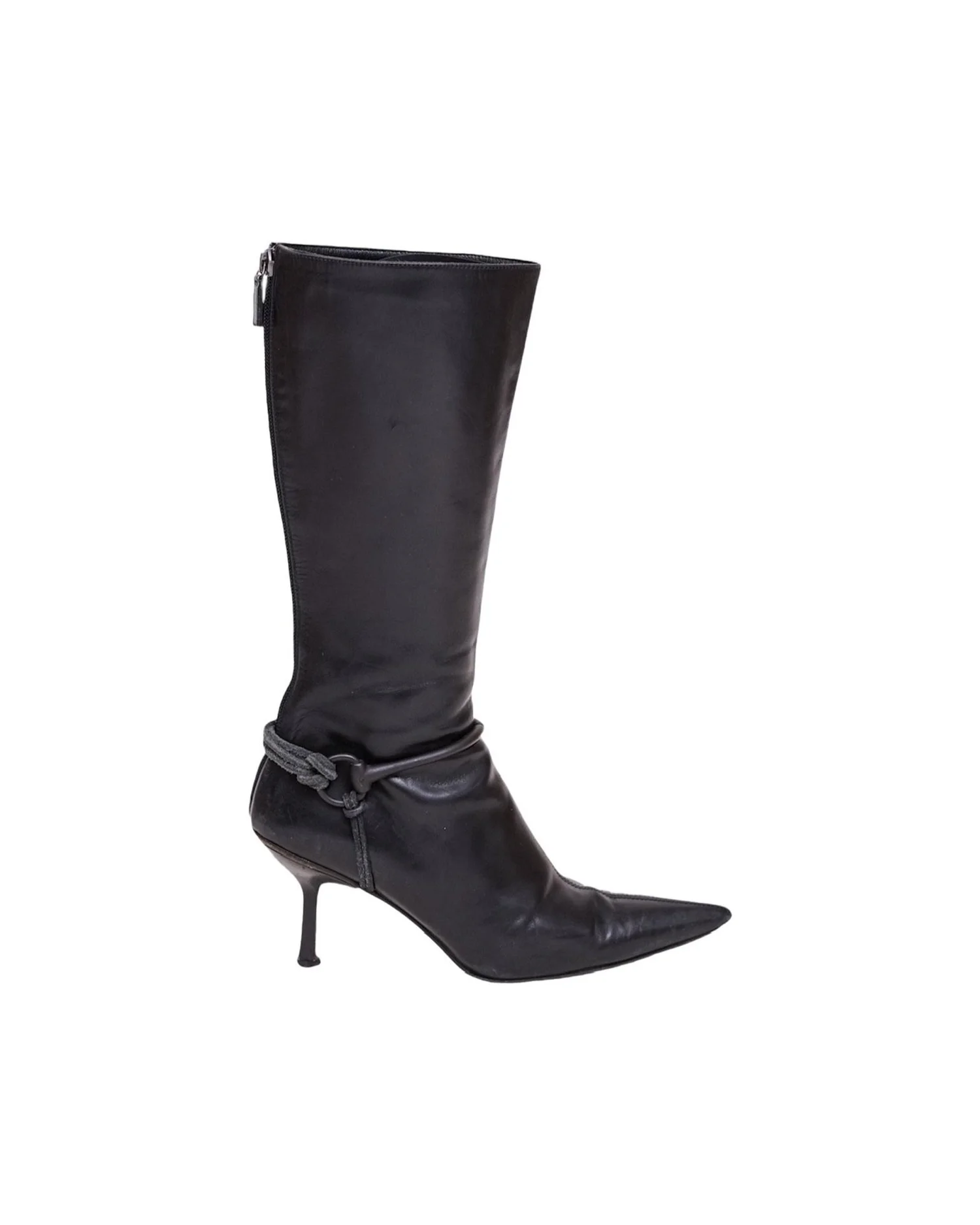 Gucci Tom Ford Knee High Horse Bite Leather Boots size 7 — God of 