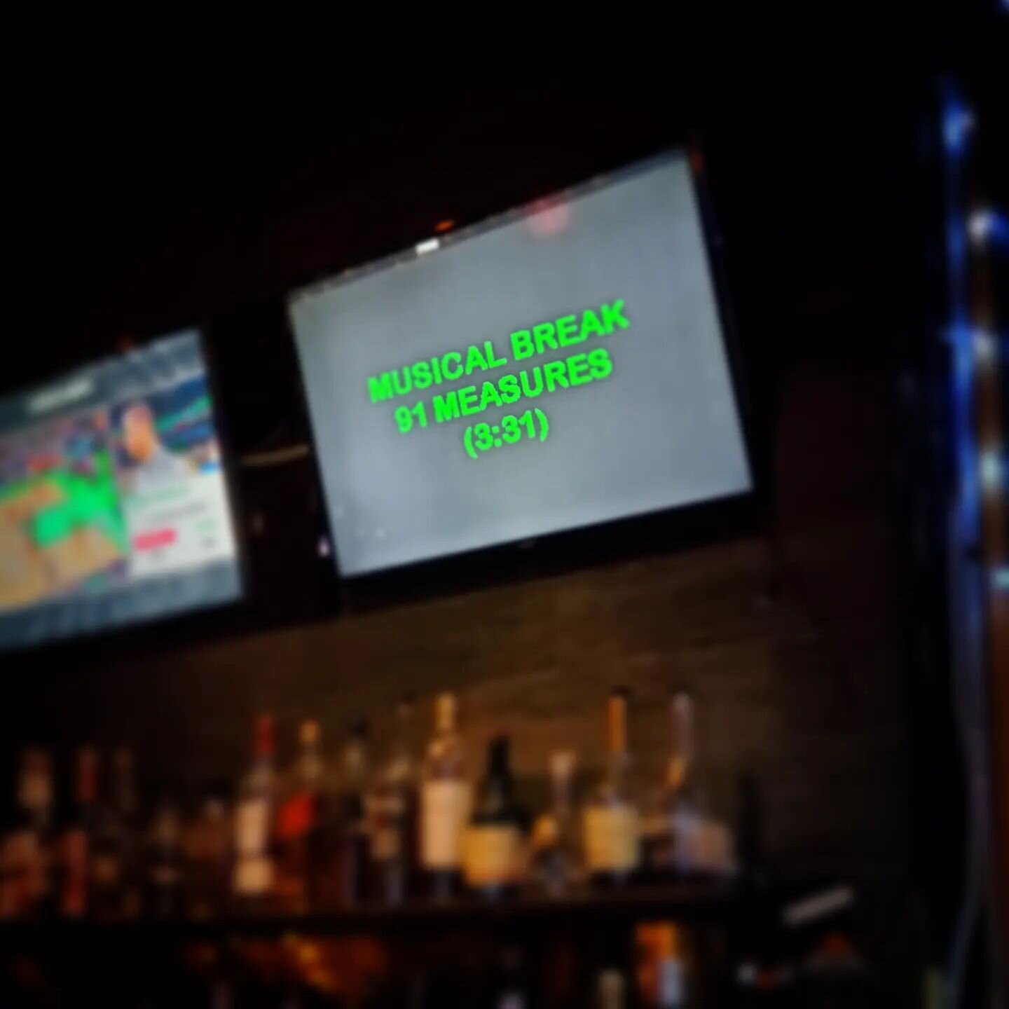 Karaoke night by @karaokekingsnyc at @thatbarbk. Figured it'd be fun to celebrate the 50th anniversary of the release of Pink Floyd's Dark Side Of The Moon by singing &quot;Money.&quot; Totally forgot there's a THREE AND A HALF MINUTE instrumental so