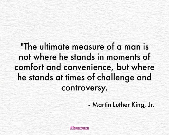 Today we remember the life and legacy of Dr. Martin Luther King, Jr.