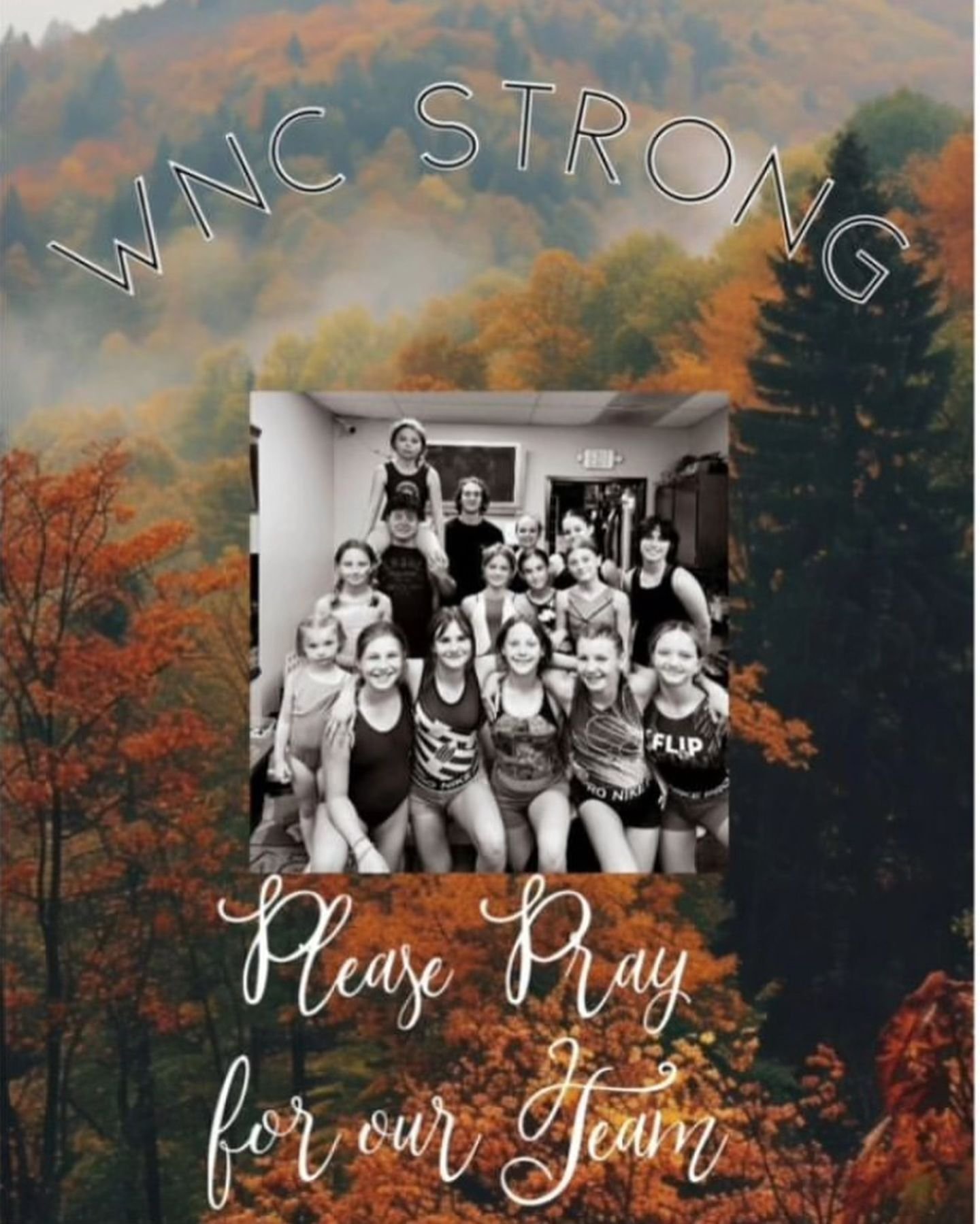 Our thoughts and prayers are with the families that have been impacted by Hurricane Helene. 

One of our acro families, Rise Hahns Acrobatics located in Asheville, North Carolina is raising money for tuition and competition fees to help support their