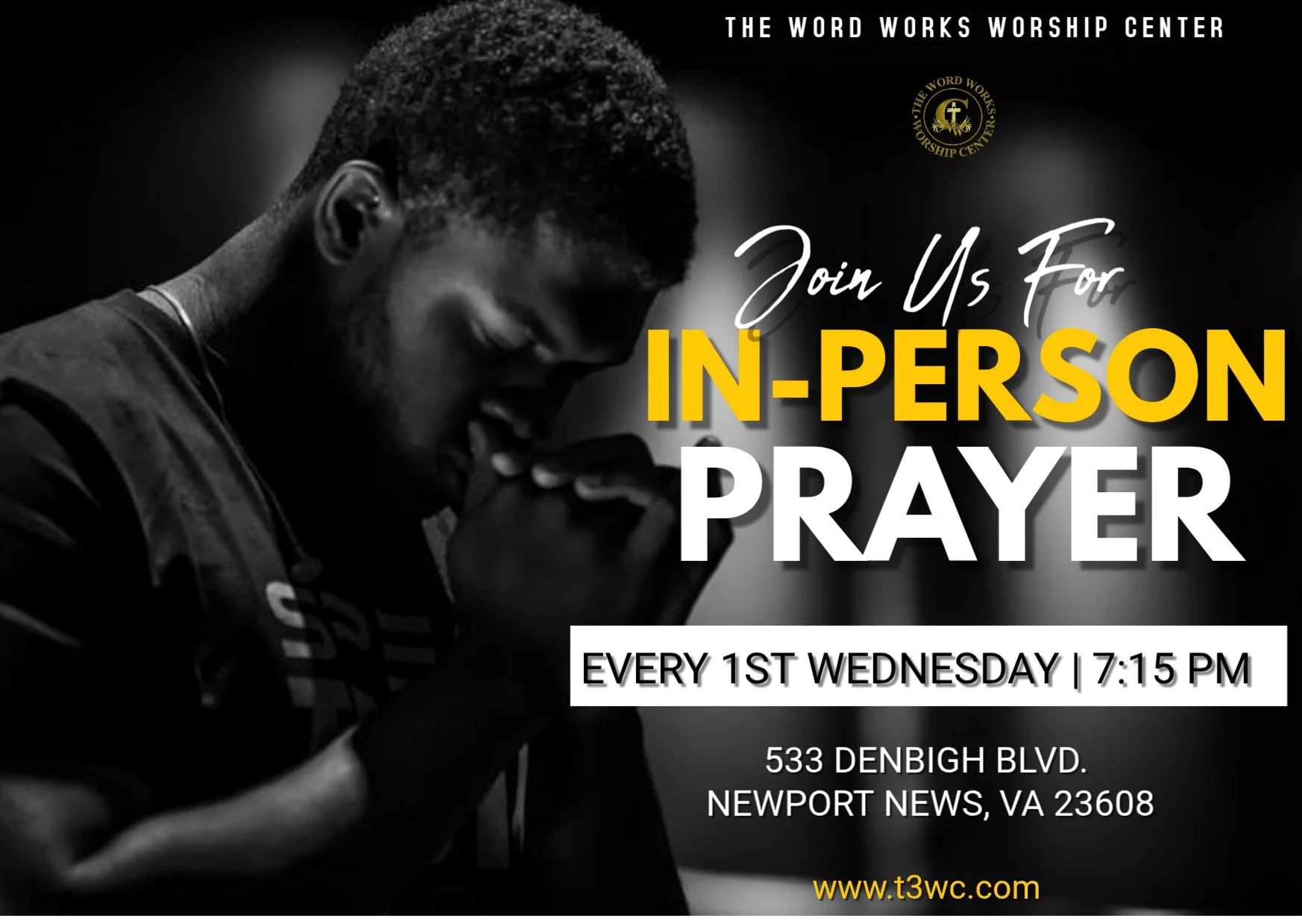 Black Joyful Prayer And Fasting Conference  Postcard.jpg