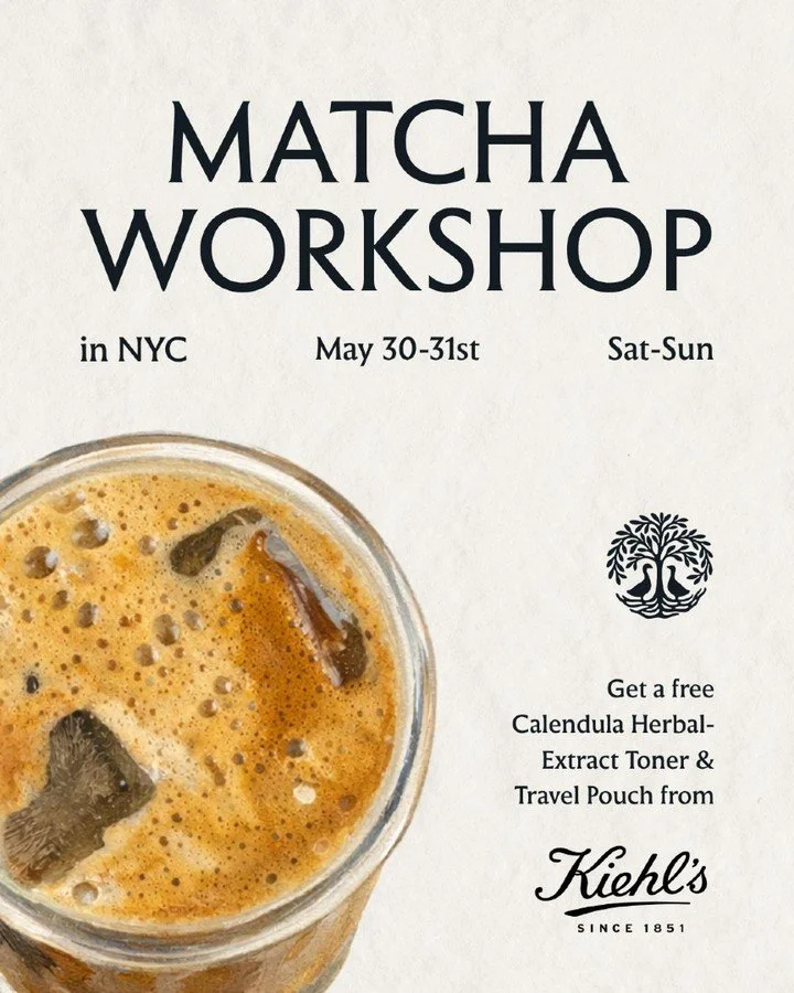 Experience matcha differently with Wild Orchard! 🤎
Join us at Kiehl&rsquo;s flagship NYC for a hands-on matcha workshop exploring the world&rsquo;s first @regenerativeorganic green and black matcha.
You&rsquo;ll whisk, taste, and craft two neo-class