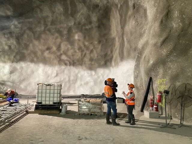 Frame set to be constructed at underground lab