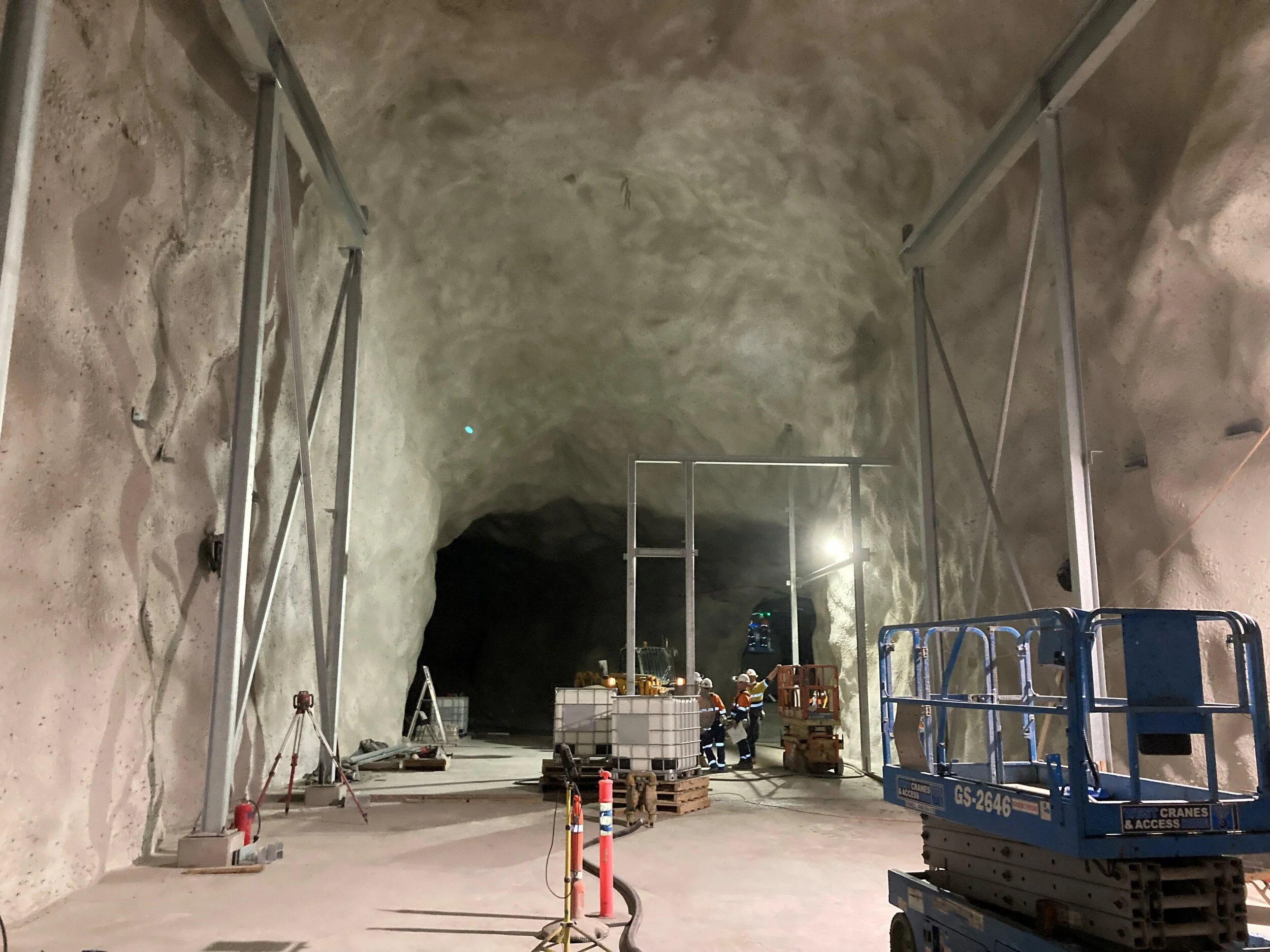 Stawell construction works on track
