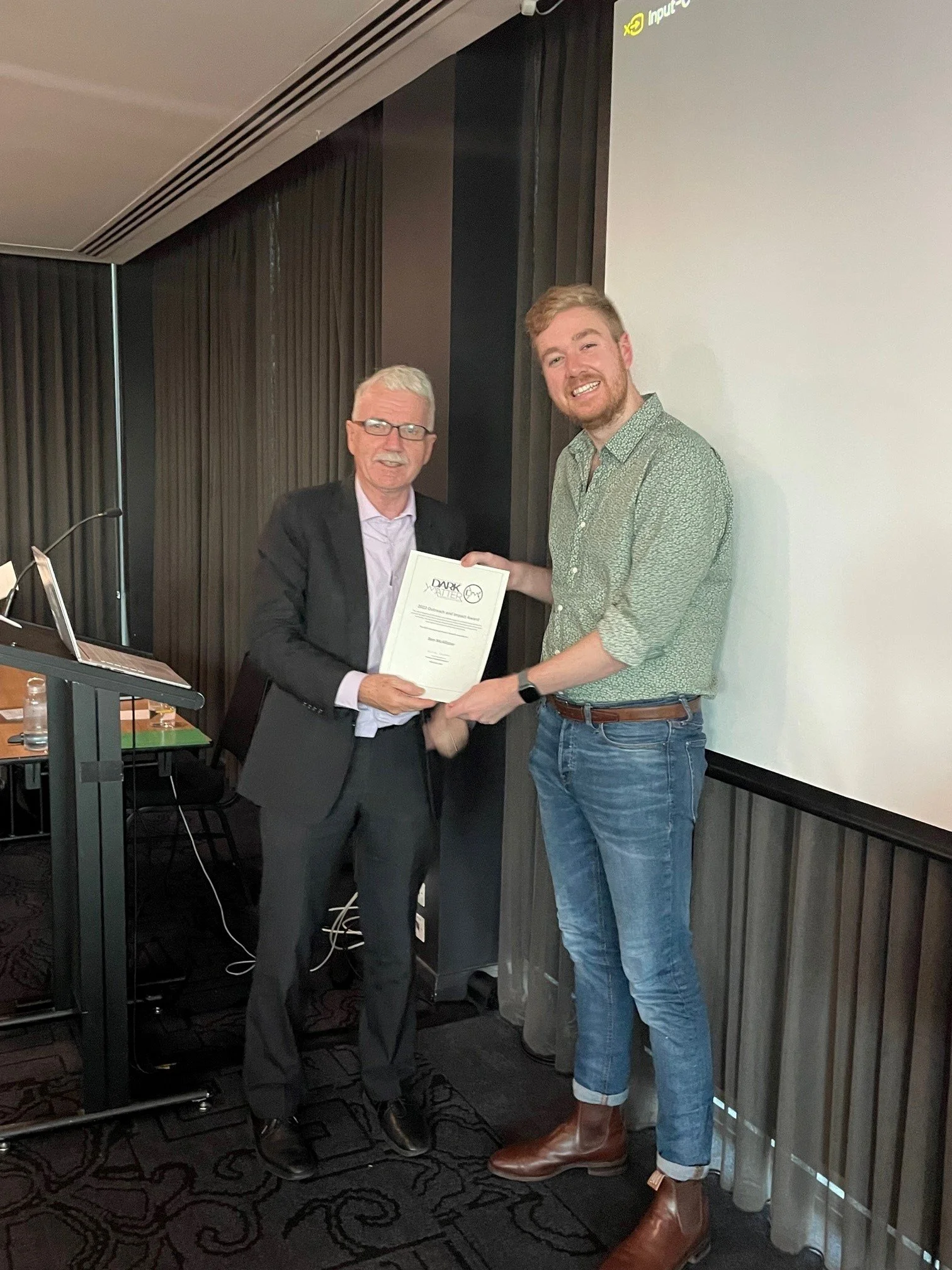 Annual workshop prizewinner Ben McAllister.jpg