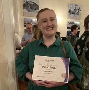 Grace Lawrence awarded prestigious PhD prize
